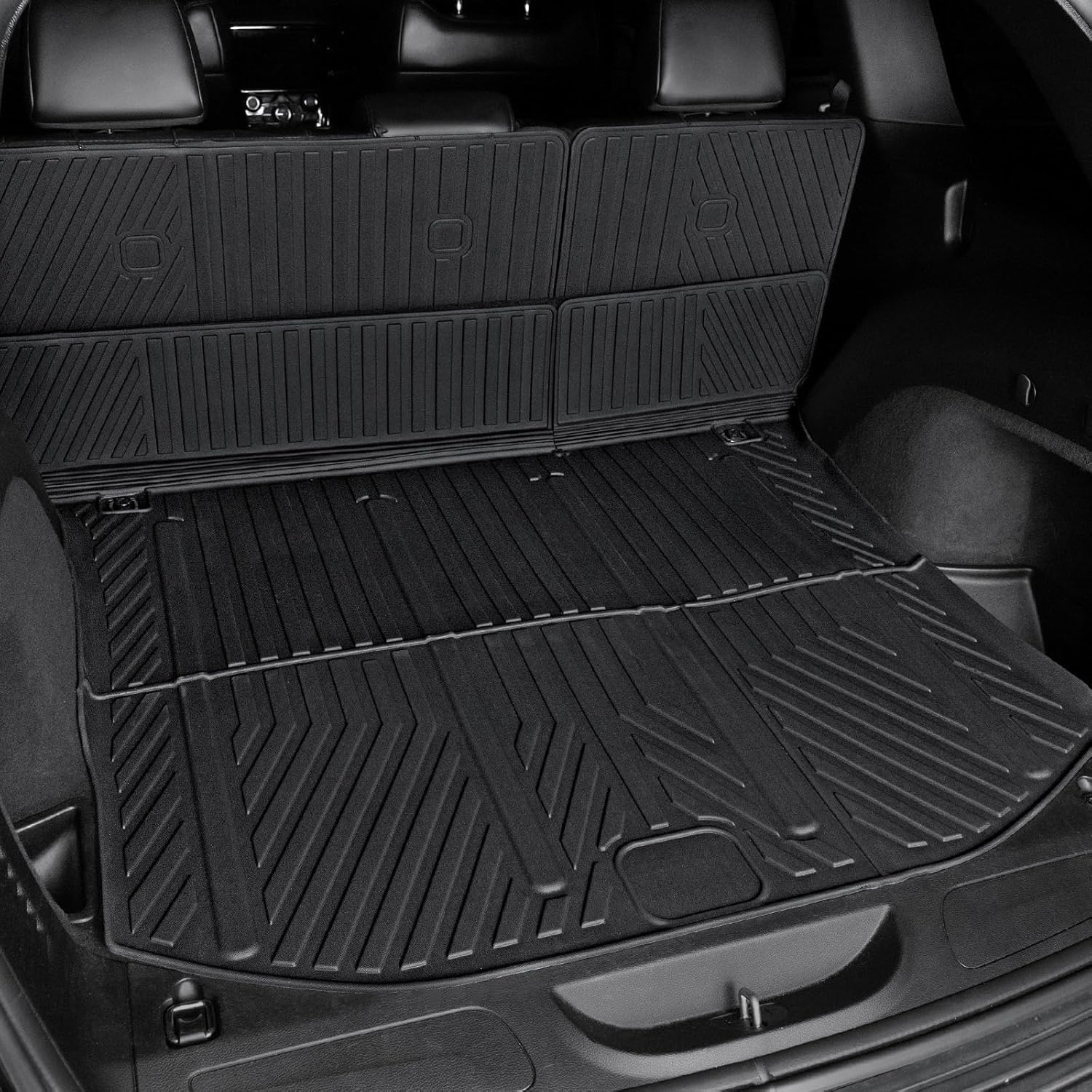 Cargo Mat for Jeep Grand Cherokee 2011-2022 (Not for WL), Full Coverage All Weather TPE Protector Cargo Mat with Backrest Mat Trunk Mat Cargo Liner for Jeep Grand Cherokee Accessories