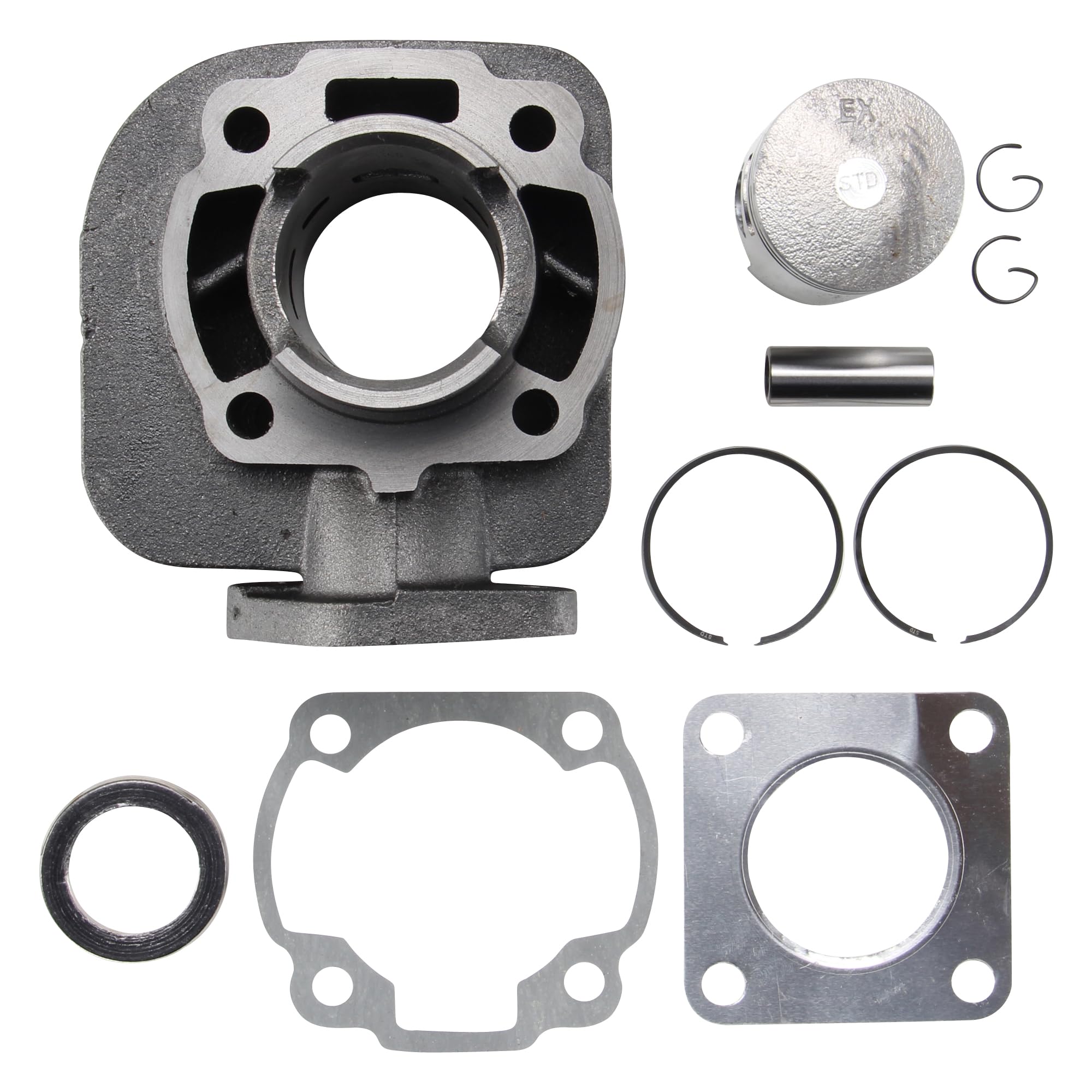 Kit de cylindre 50cc AC refroidi par air compatible avec Kymco People Dink Agility Super 8 AC 2T