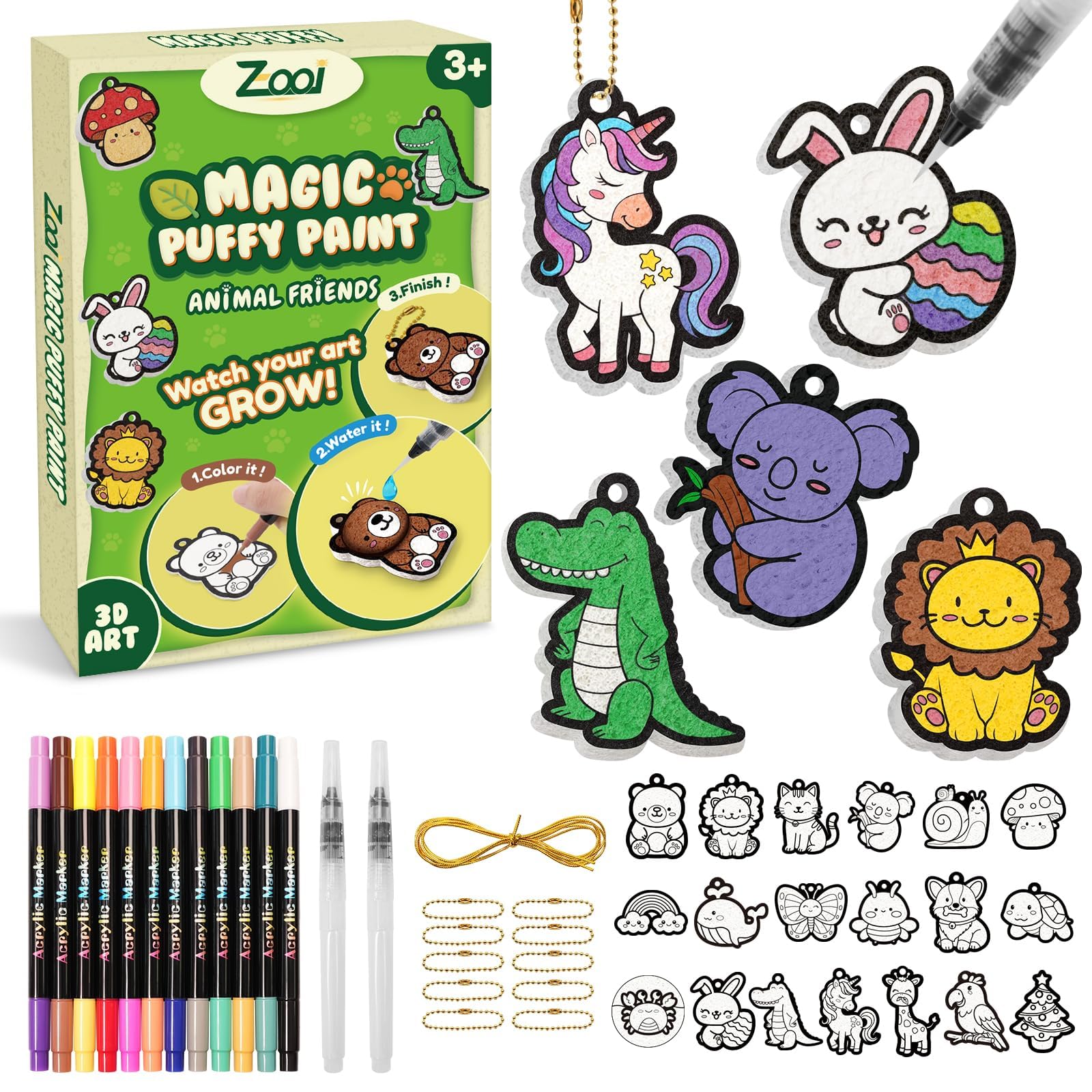 Amazon.com: ZOOI Gifts for Kids Magic Puffs Animals, Crafts for