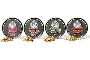 SmokeTop Whiskey Smoking Chips - Dual Wood Cocktail Smoker Chips for Old...