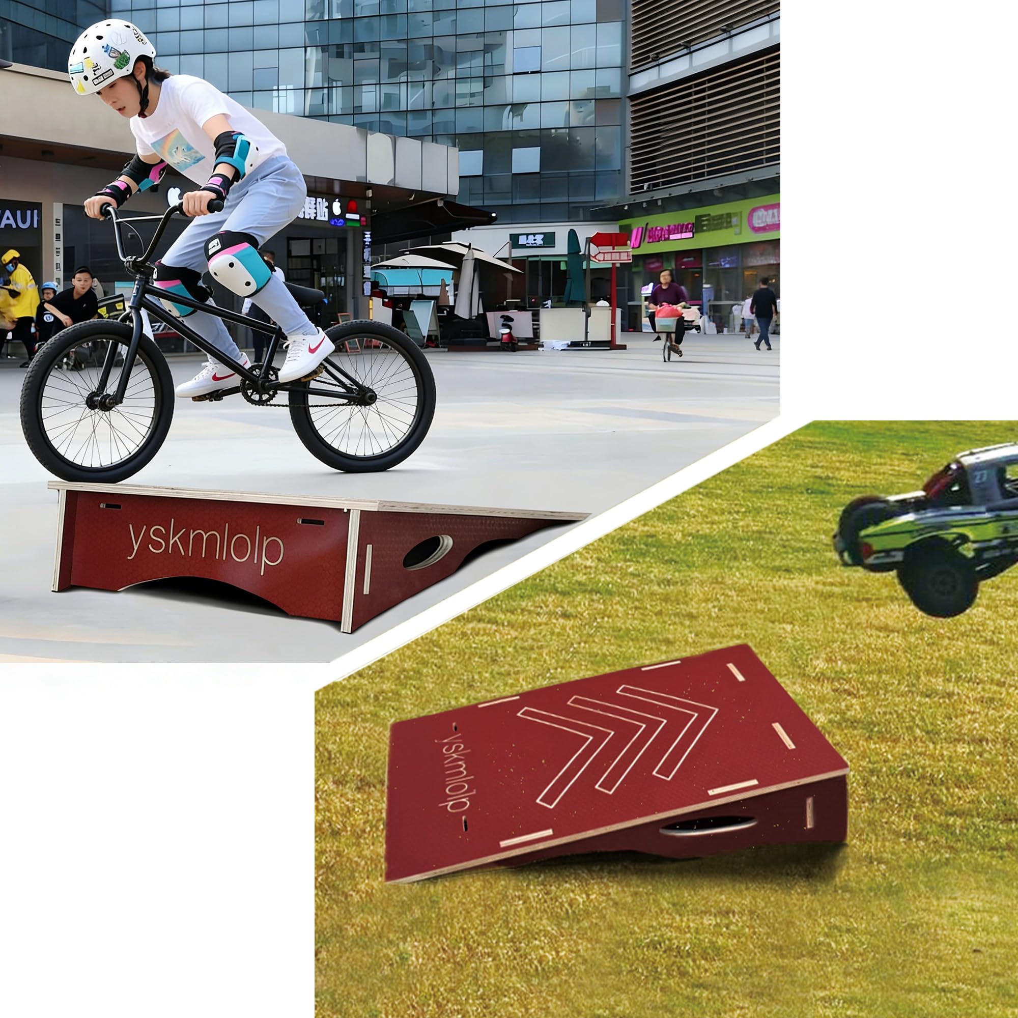 Amazon.co.jp: BMXバイク&自転車&スケートボード用ジャンプ練習用