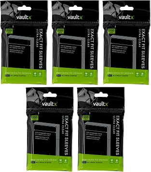 Vault X Exact Fit Inner Sleeves 500 Pack Clear for Trading Cards