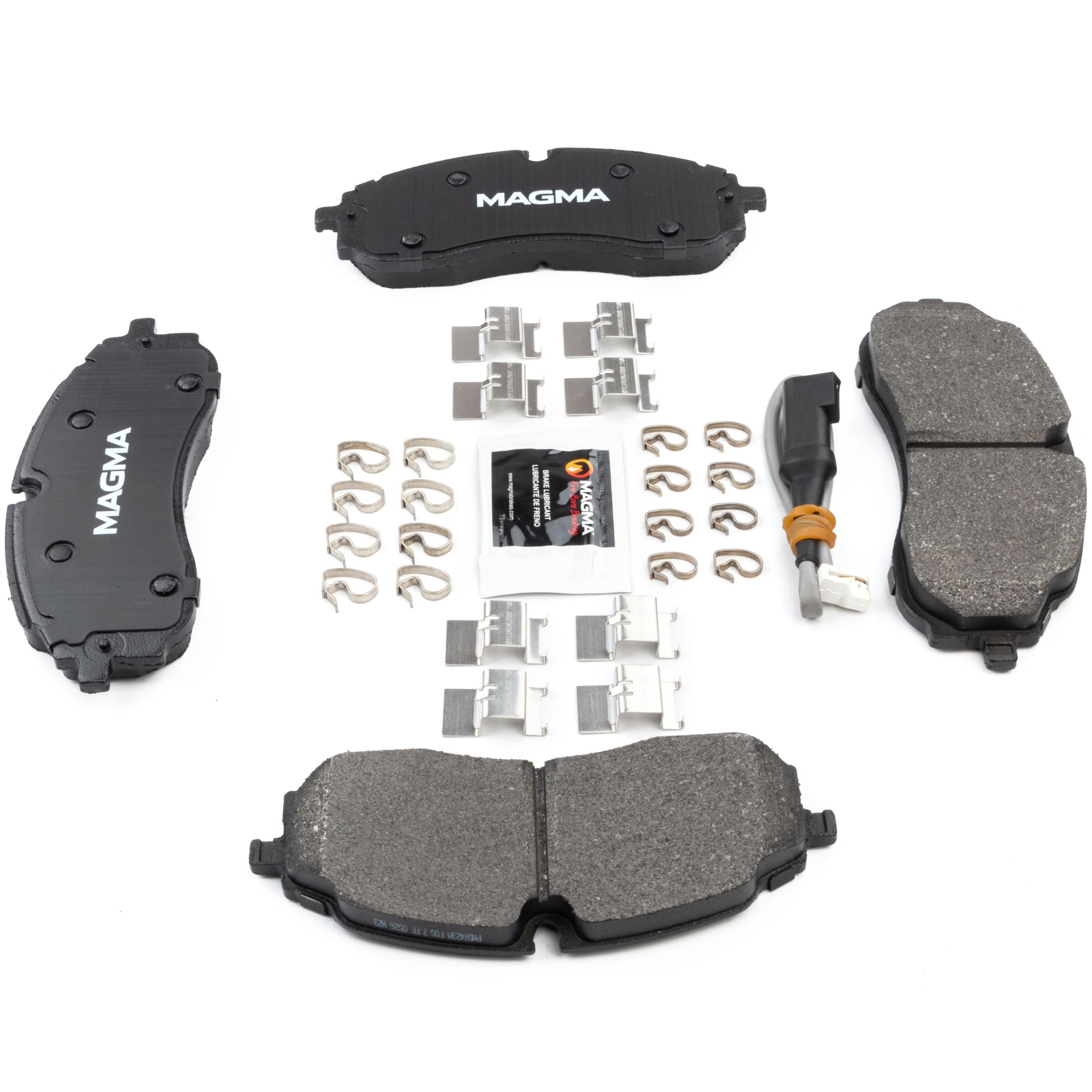 MAGMA Parking Brake Shoes | Fits Ford Super Duty F-250/F-350 (2013-2022) & F-450 (2013-2016) | Copper-Free