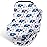 Rquite All-in-1 Car Seat Cover Baby, Carseat Covers for Girl Boy, Stretchy Soft Infant Car Seat Cover, Multi-use Baby Carrier Cover, Car Seat Canopy, Stroller Sun Shade, Nursing Breastfeeding Cover