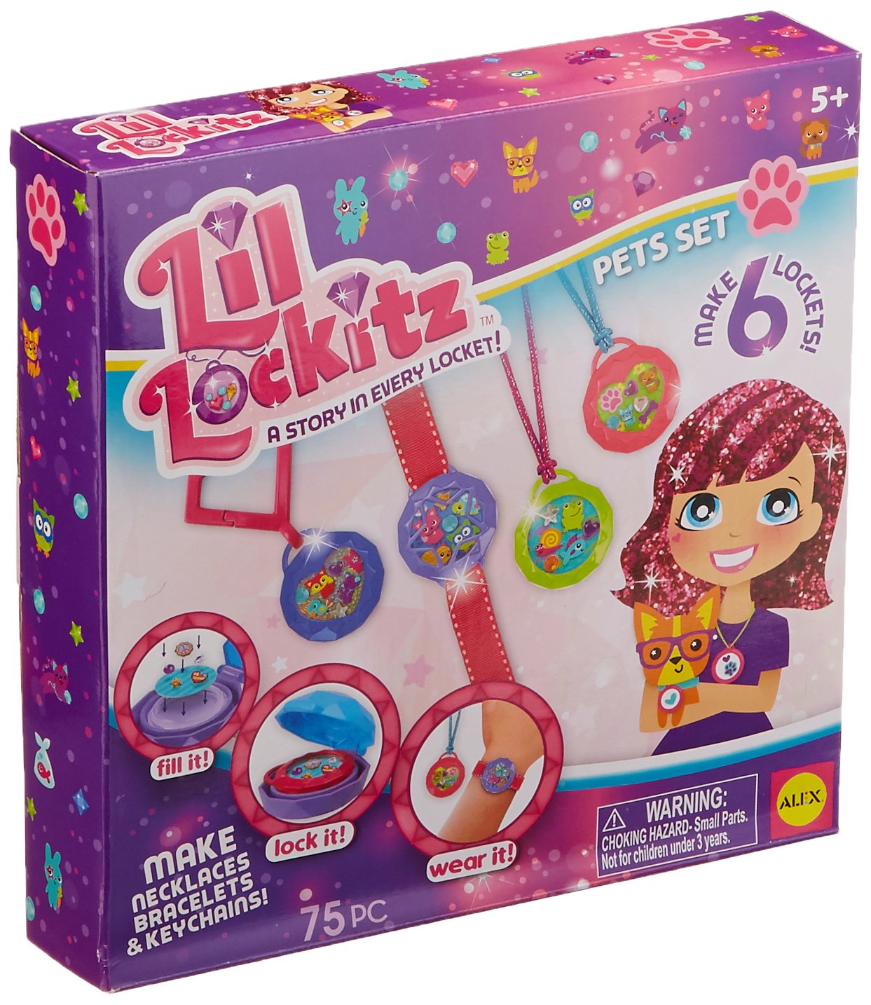 Amazon.com: Lil Lockitz Pets Set : Toys & Games