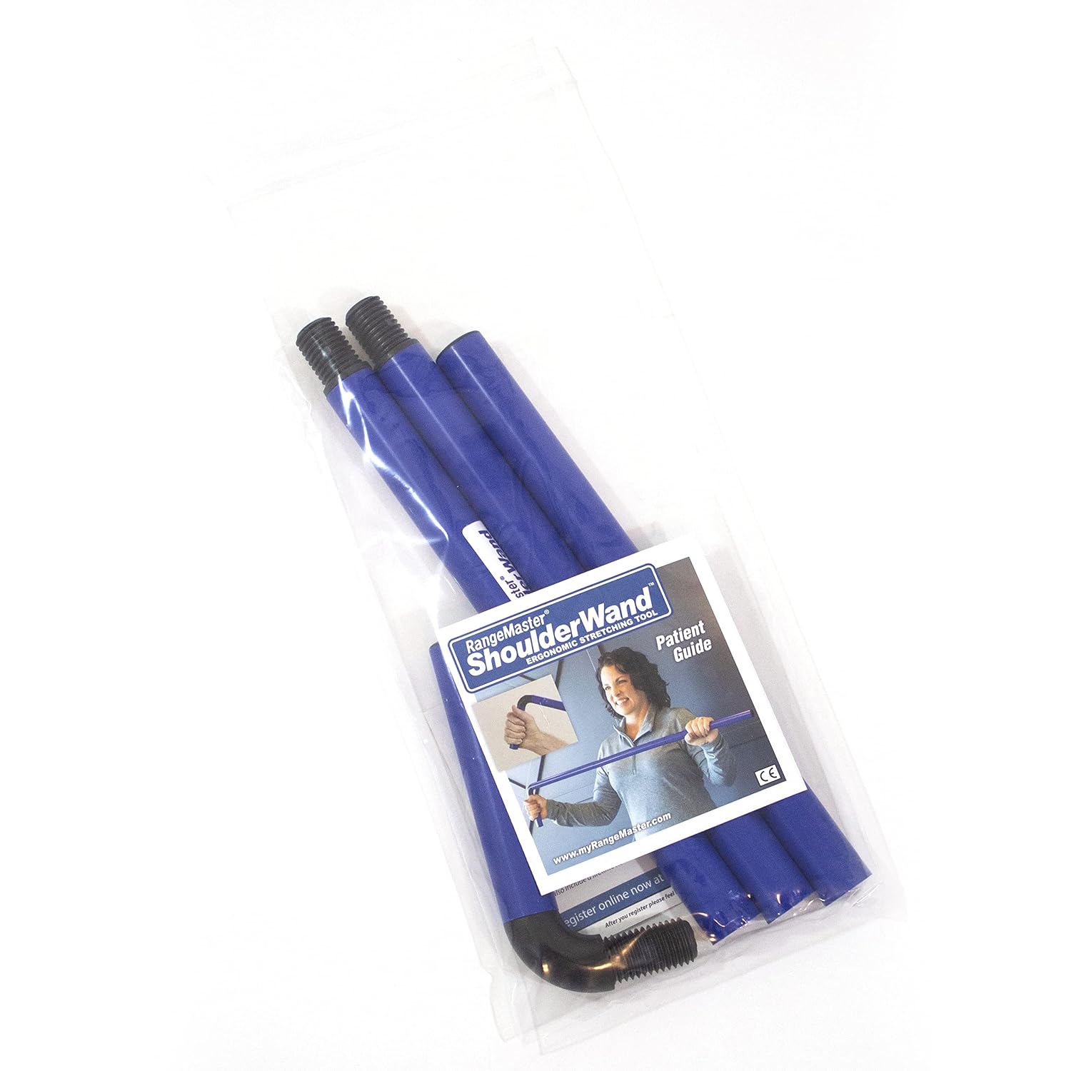 RangeMaster ShoulderWand Therapy Stretching Tool │ Collapsible Stretching Bar │ Physical Therapy Tool for Recovery and Increasing Motion