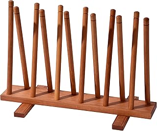 dobar 29781E Portastivali in Legno, Scarpiera, per 6 Paia di Stivali di Gomma/Stivali da Equitazione 69 x 31 x 48 cm, Colore: Marrone