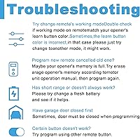 Vista 6 de 2 Control Remoto de Abridor de Puerta de Garaje, para Lift Master Chamberlain Craftsman Abridor de Puerta de Garaje Control Remoto 893LM 893Max 2