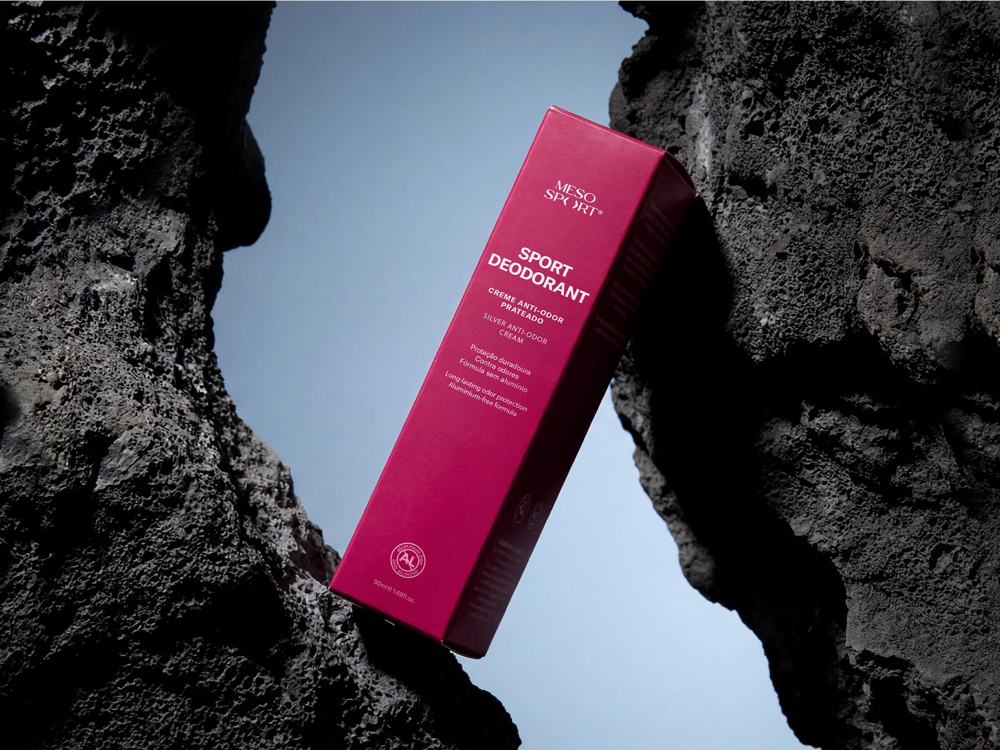 Sport Deodorant Crema Desodorante sin Aluminio con Tecnología de Plata para Estilos Activos, 50 ml