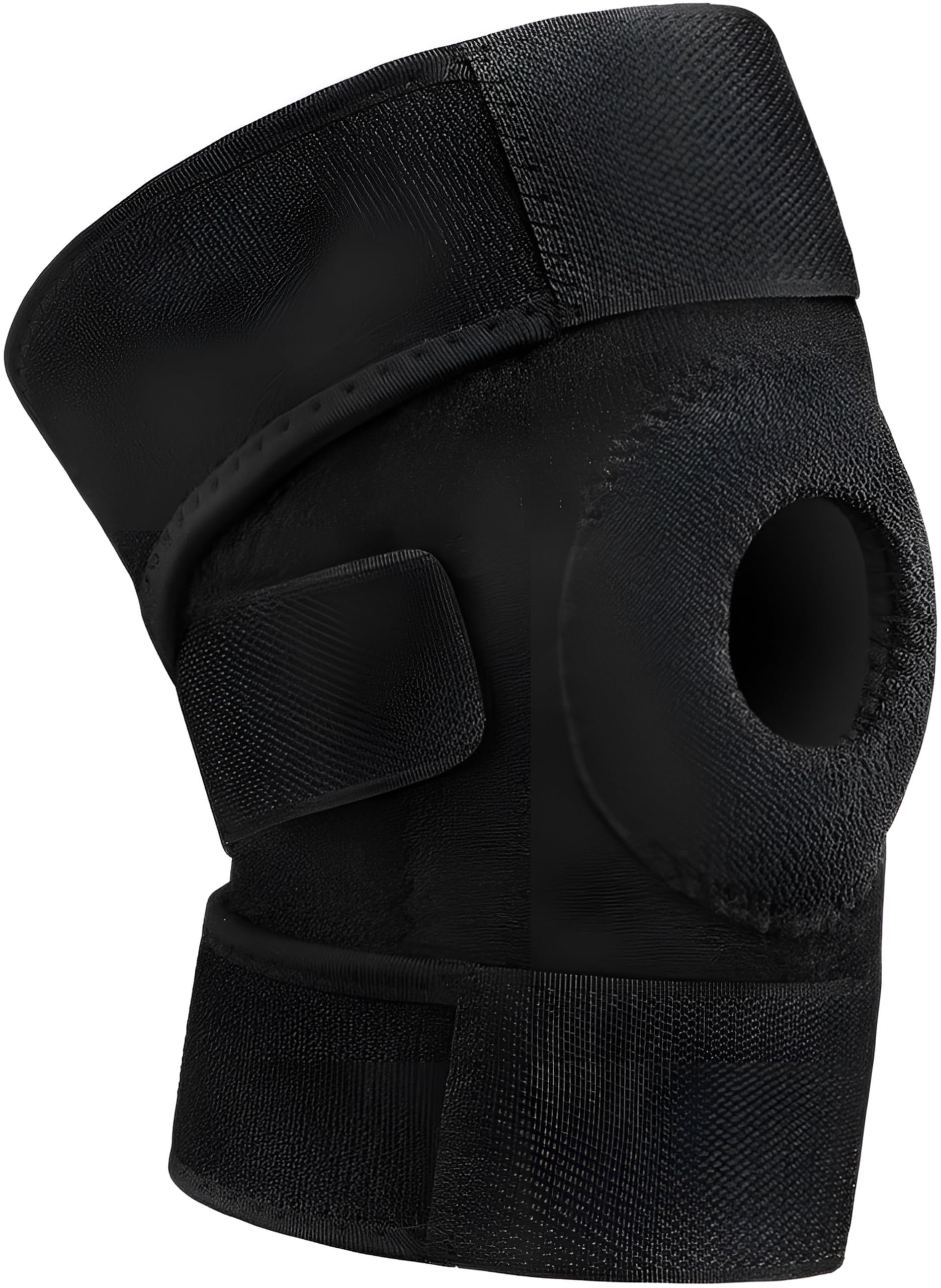 Rapid ortho Knee Cap Support Brace with Patella Pad - Knee Pain Relief for ACL, LCL, MCL, Meniscus Tear, Arthritis - Knee Support for Men & Women - Sports & Running Knee Sleeve (Black)