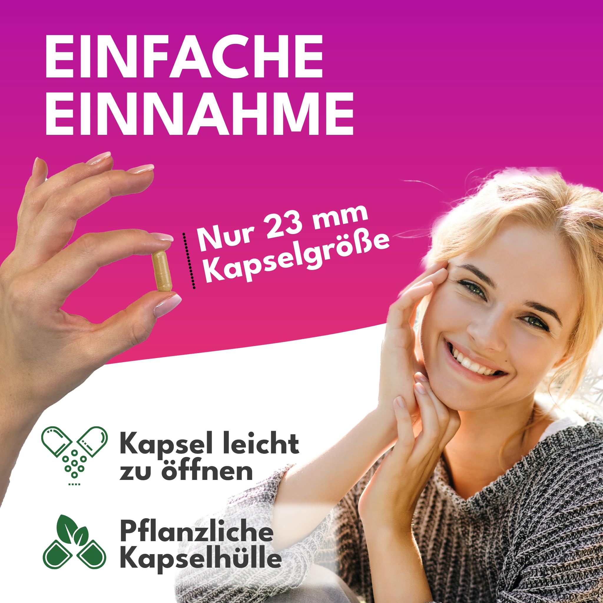 Green Naturals OPC Traubenkernextrakt – Hochdosiert: 1.250 mg Extrakt | 1.000 mg OPC pro Tagesdosis · 180 Kapseln · 3-Monatsvorrat