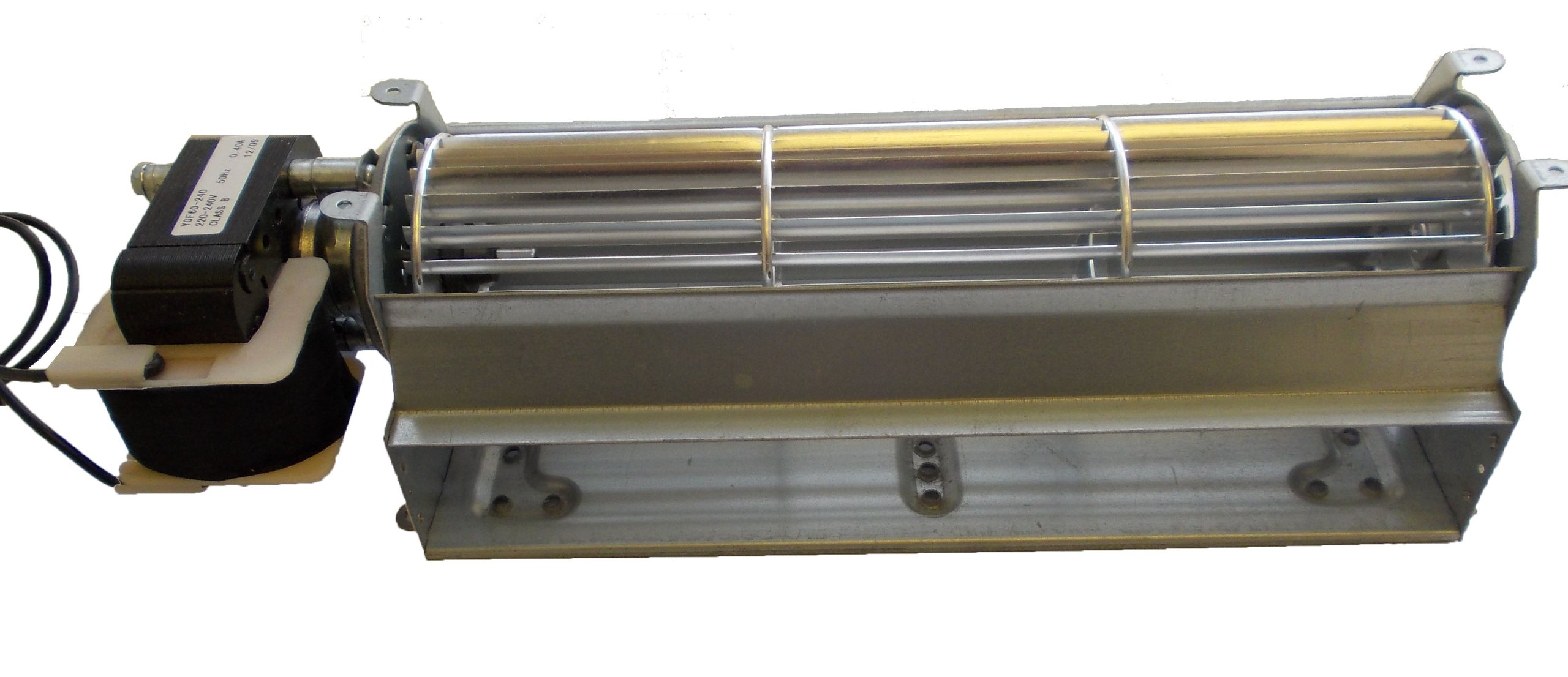 crwltd Tangential Fan 240mm, 240cm x 240cm x 240cm, 96W, 2.4kV, 50Hz, 0.4A, 2-Pin/3-Pin, Metal, Forced Air, Compatible with Refrigerator/Freezer, Fan, Cold Room Accessory