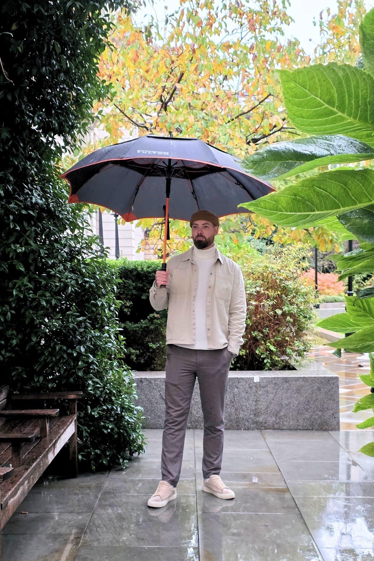 Fulton Titan 1 Parapluie de golf Noir, Noir, Taille unique, Classique