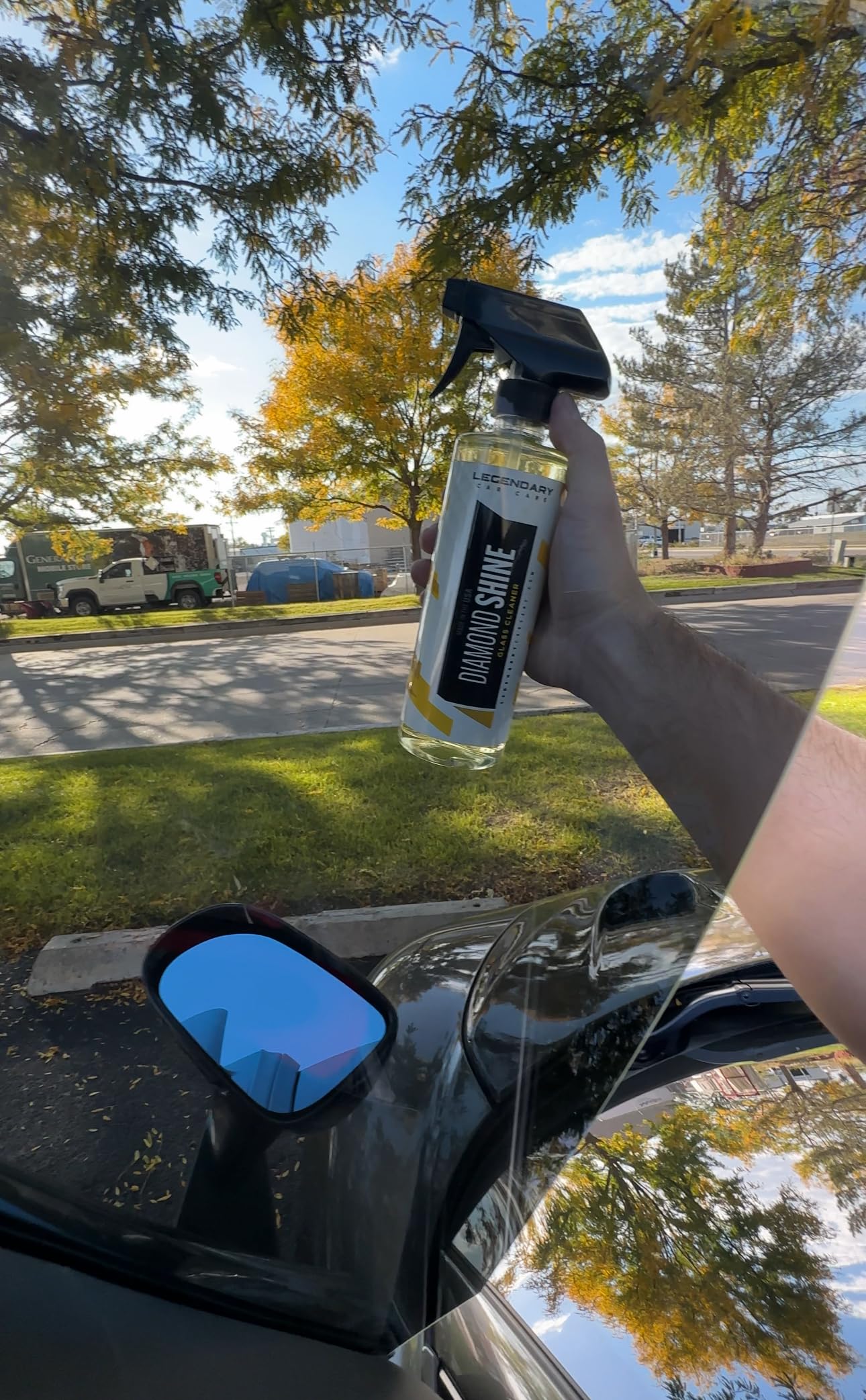 Legendary Glass Cleaner 16oz - Auto Window Cleaner Spray for Car Windows & Windshield - No Streaks, Ammonia-Free, Tint Safe - Interior/Exterior Use