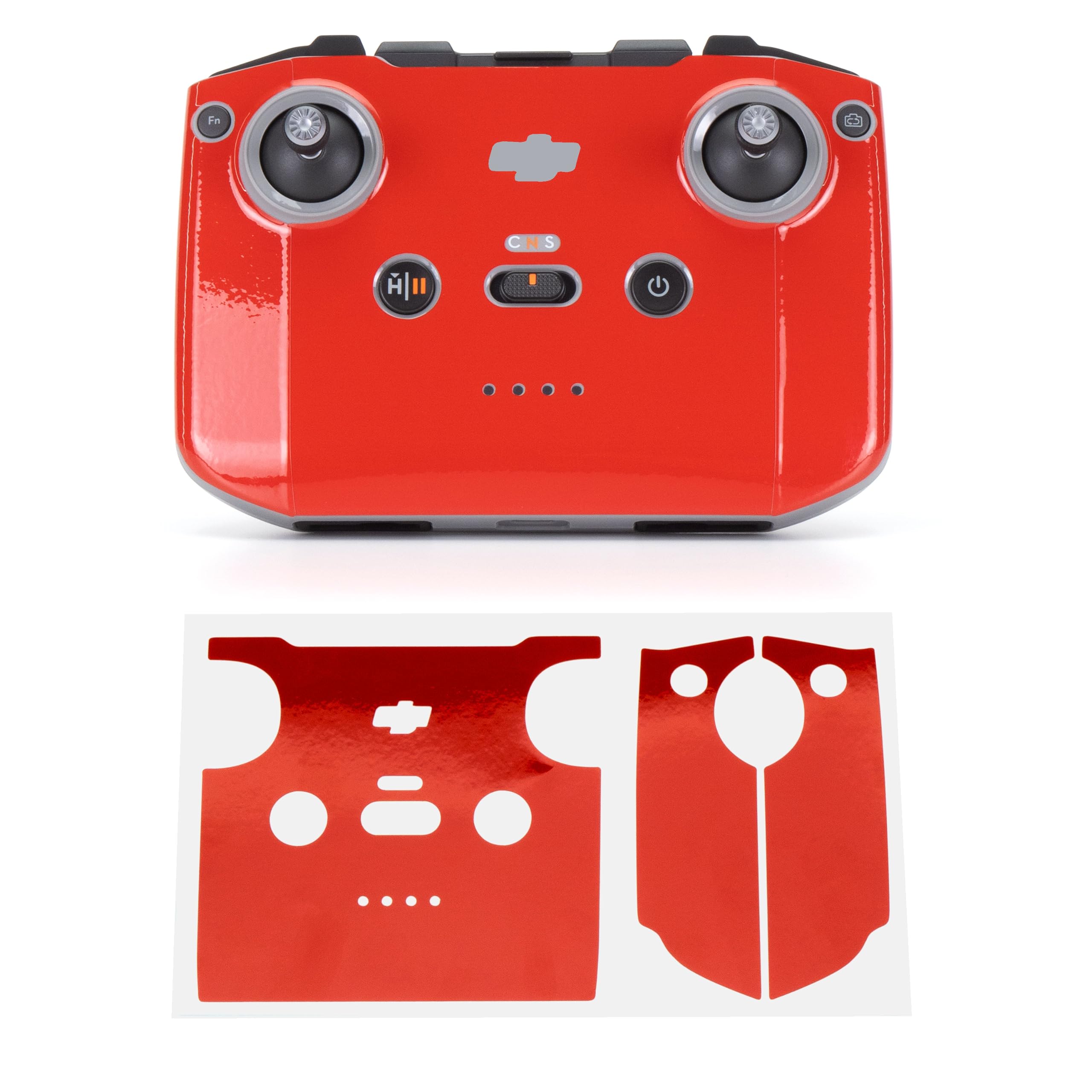 WRAPGRADE Skin Stickers Compatible with DJI RC-N2/N3 (SUPER RED)