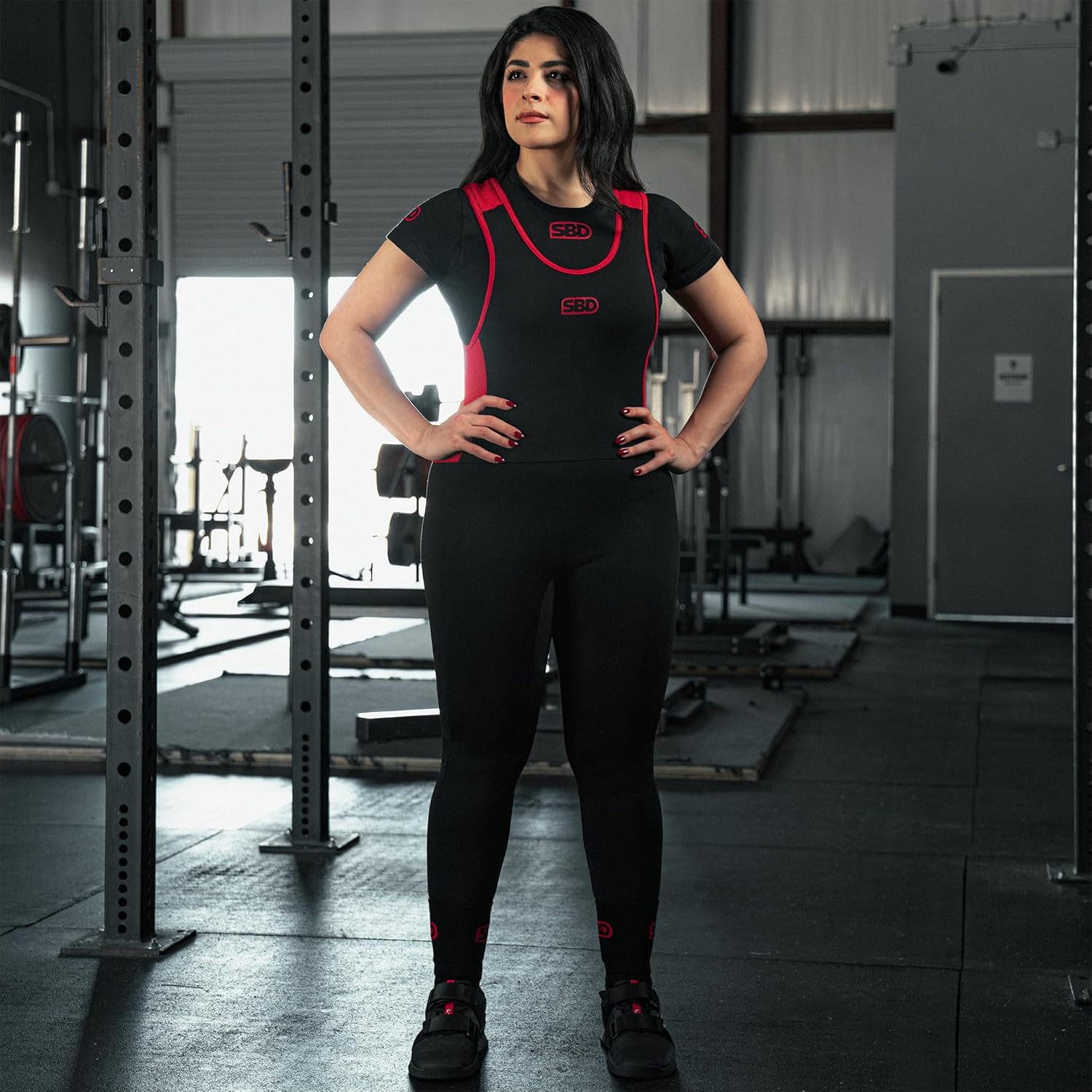 SBD Women’s Full Length Powerlifting Singlet – IPF Approved Singlet – Durable Lifting Suit Made in Great Britain