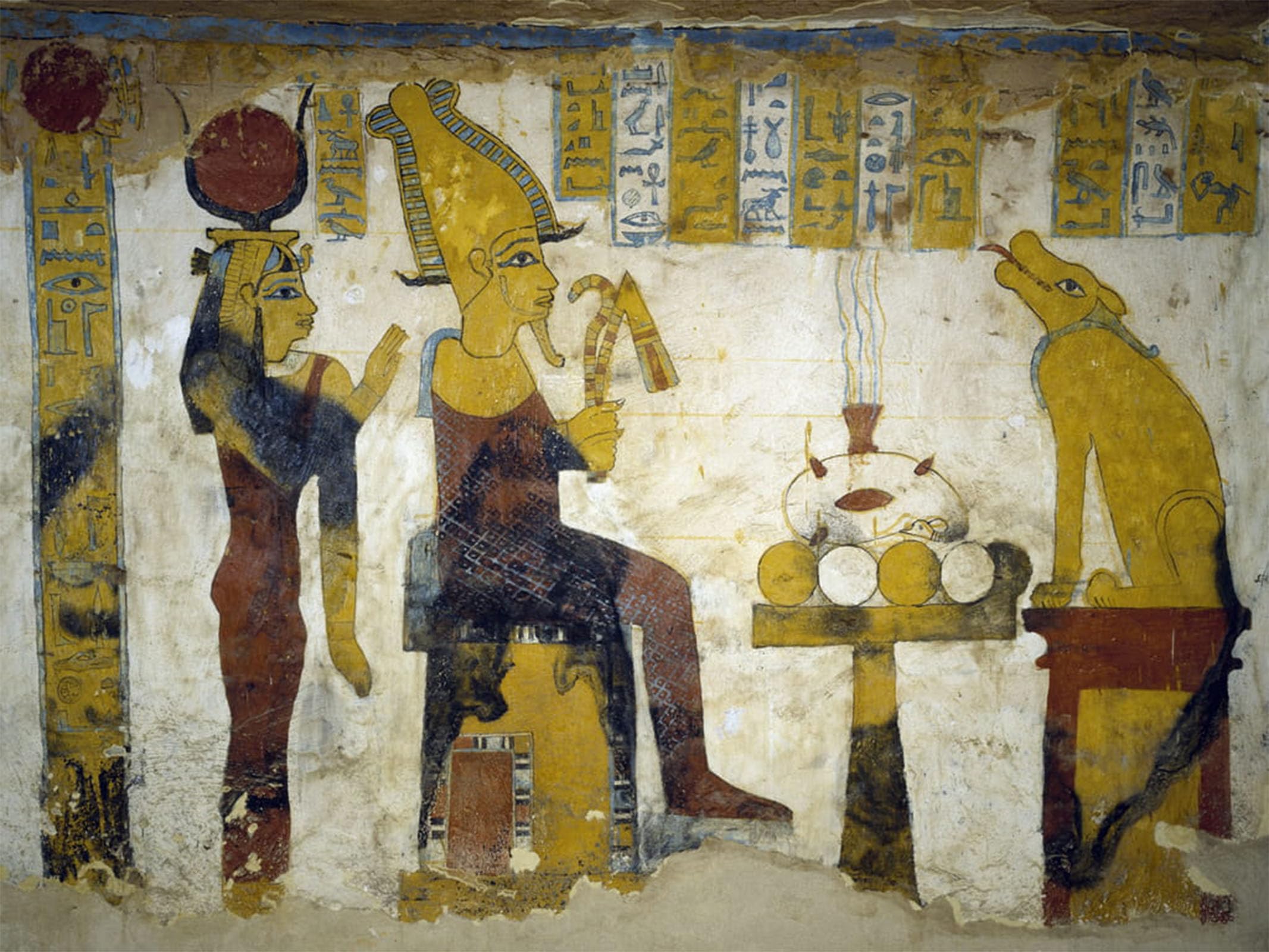 Serendipitp No Frame Retro Picture Poster Wall Art Pictures Painting Wall Paintings From Burial Chamber Of Tomb Of Pa Nentwy By Egyptian Th Dynasty Wall Art Canvas Print For Wall Decor 60X90cm