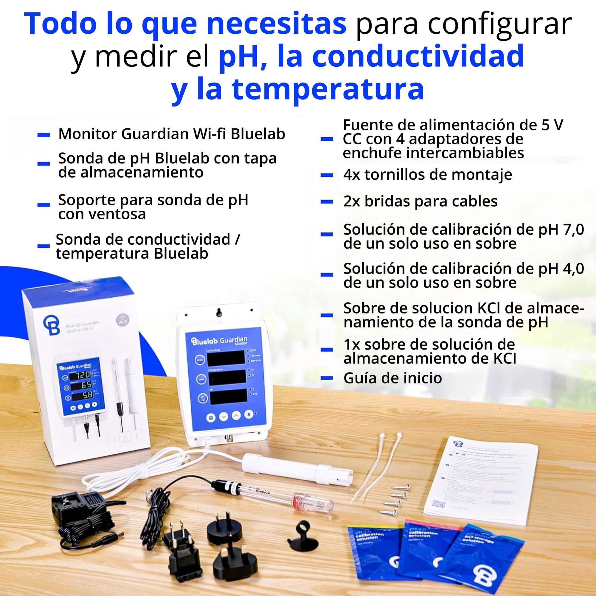 Bluelab Guardian Continuo Monitor WIFI. Ph/Ec/Temperatura