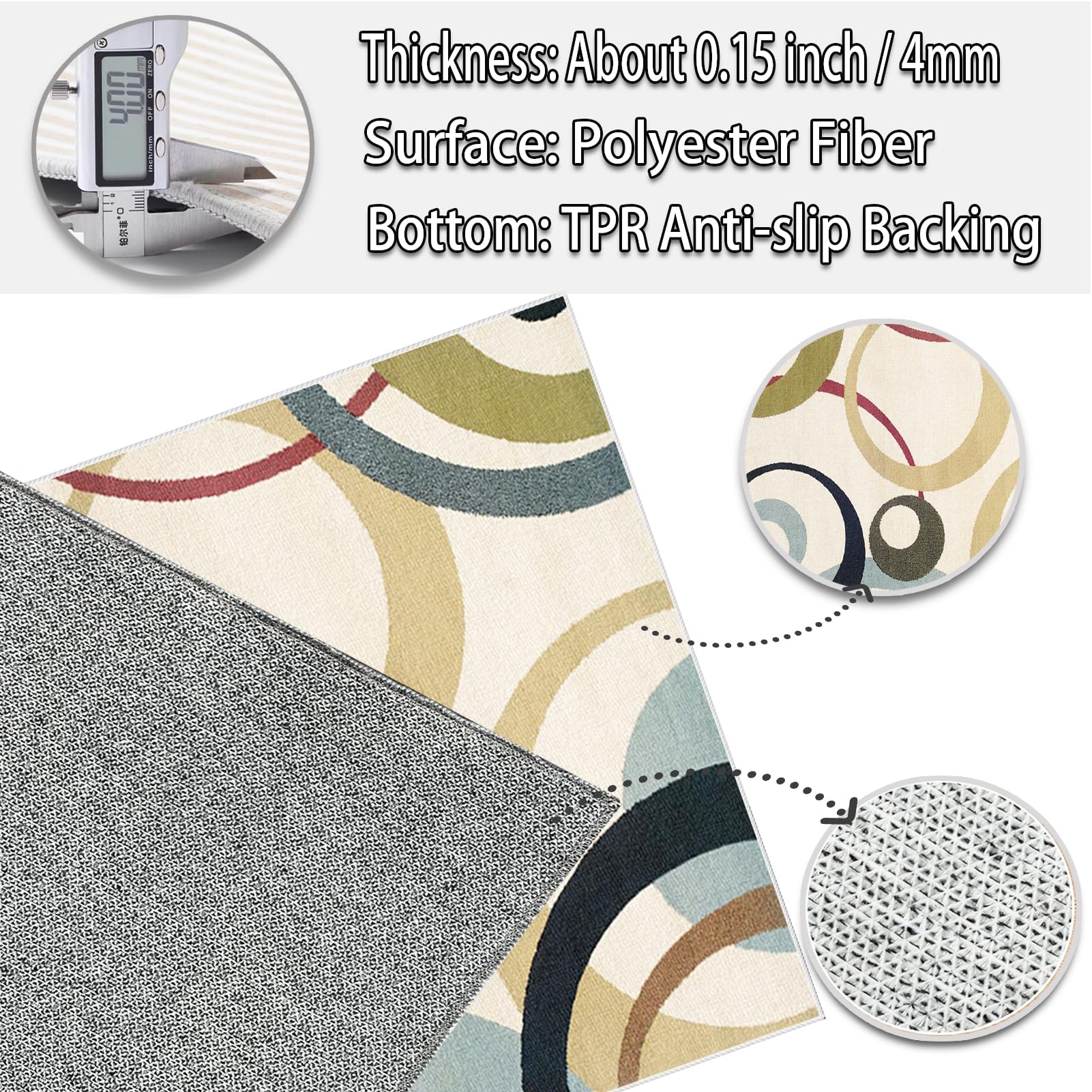 Tapis Chaise Gaming Antidérapant - Tapis Chaise de Bureau - Protection de Sol pour Sols Durs - Tapis de Sol Bureau 130 x 170 cm Tapis de Protection pour Chaise de Bureau et Fauteuil Gaming Roulantes