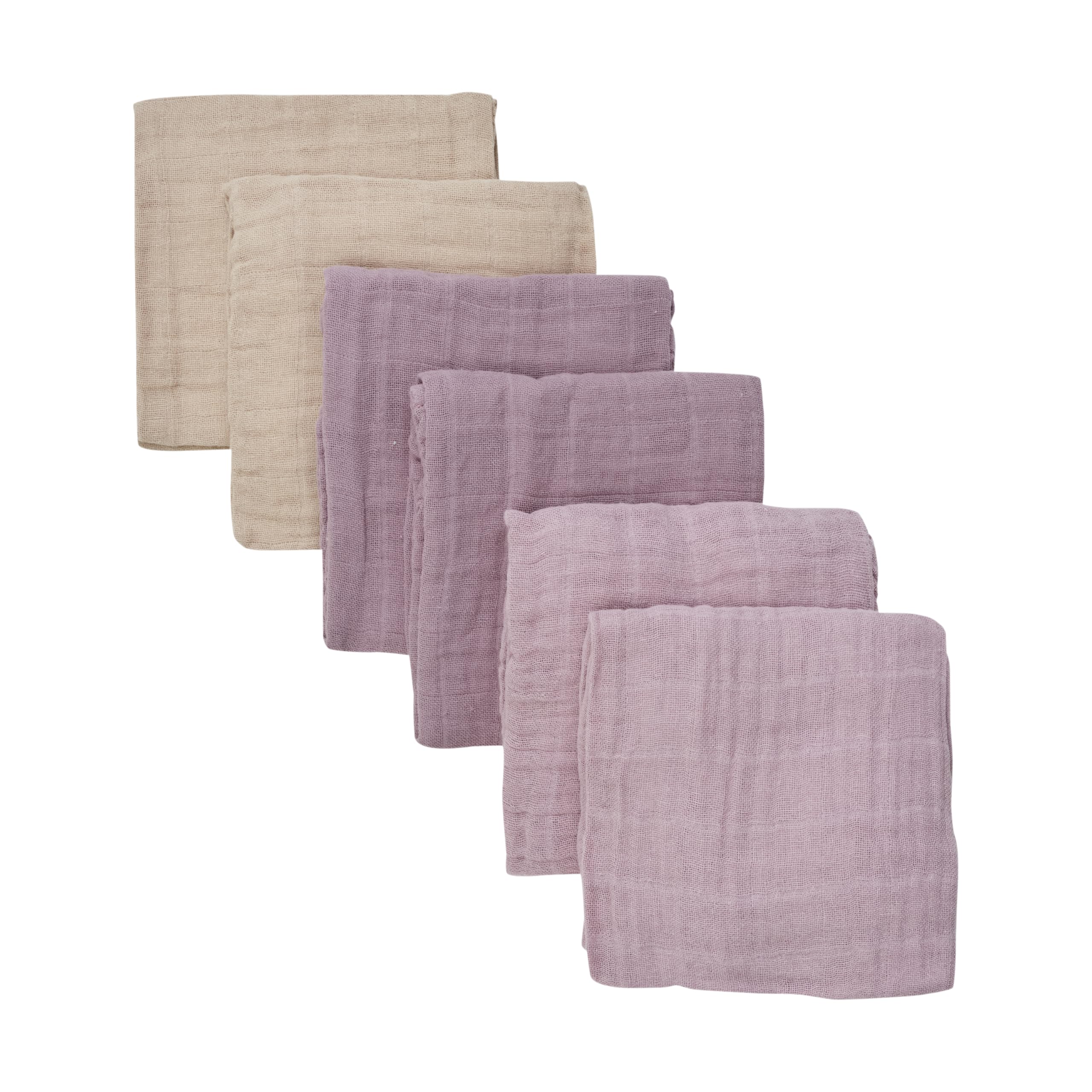 Pippi Mousseline en tissu (lot de 6)
