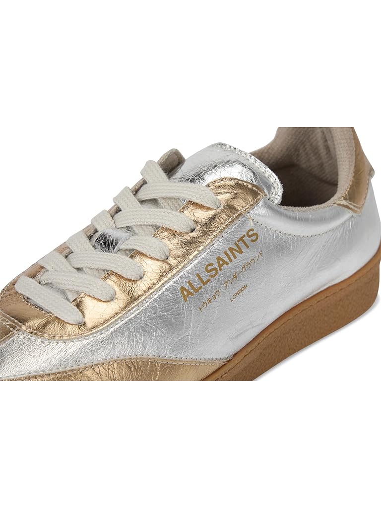 Gold AllSaints Thelma Met Sneakers