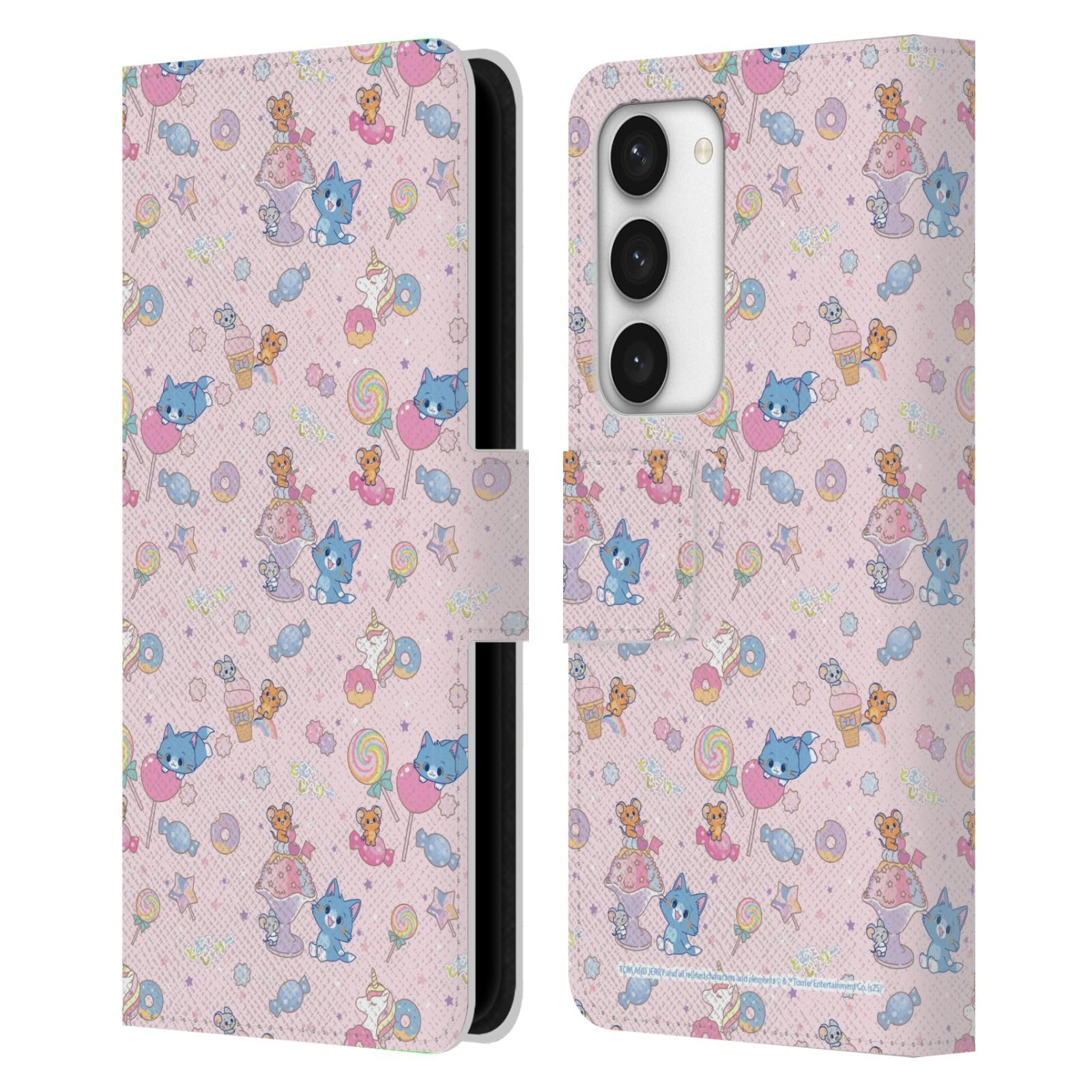 Étui Galaxy S23 Tom and Jerry en cuir par Head Case Designs - 7