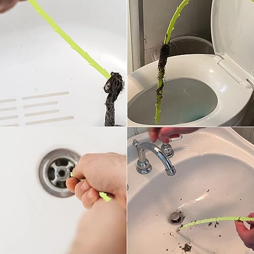 Miniatura 9 de Mr. Pen - Removedor de obstrucciones de drenaje de serpiente, 20 pulgadas, paquete de 5, serpiente de drenaje, serpiente de fregadero, limpiador de