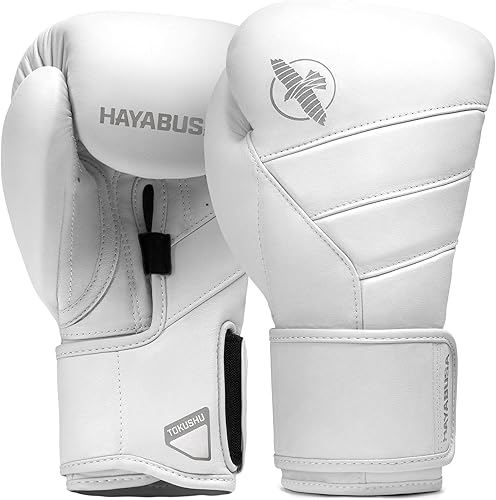 Guantes de boxeo de cuero Hayabusa T3 Kanpeki para hombres y mujeres para entrenamiento, sparring, saco pesado y trabajo con manoplas