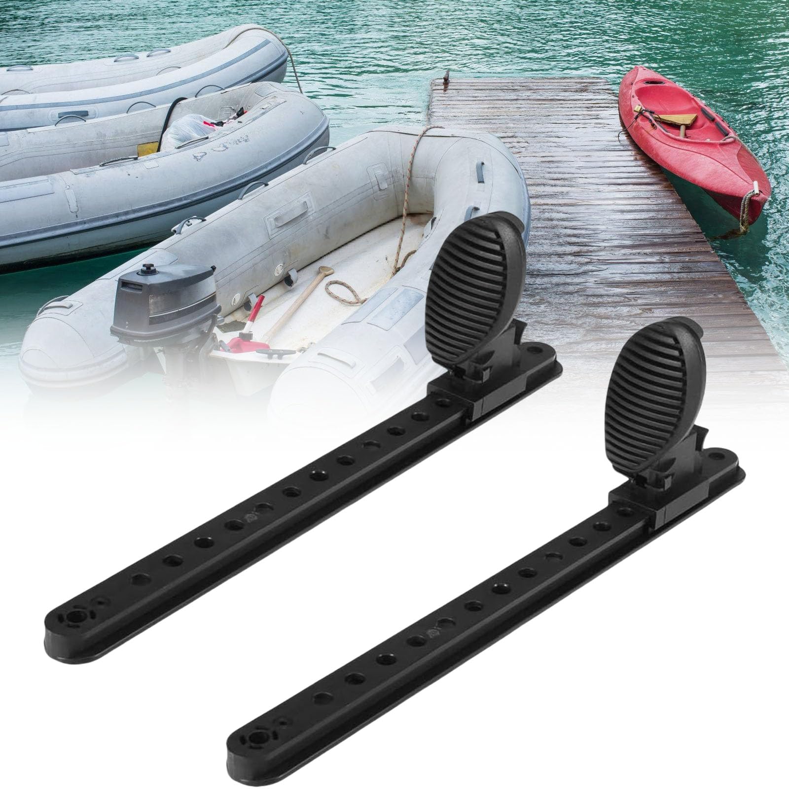 Kajaks-Fußstütze, für Kanus, Kajaks, verstellbare Kajaks, Pedal-Fußstütze, Fußsteuerungssysteme für Boote, Kajaks