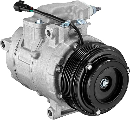 BDFHYK 2877291 Compresor de aire acondicionado con embrague compatible con Ford Explorer 2011-2019 V6 3.7L, Police Interceptor Utility 2013-2015,