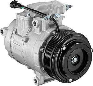 BDFHYK 2877291 Air Conditioning A/C Compressor with Clutch Compatible with Ford Explorer 2011-2019 V6 3.7L, Police Interceptor Utility 2013-2015, Replace# 98332