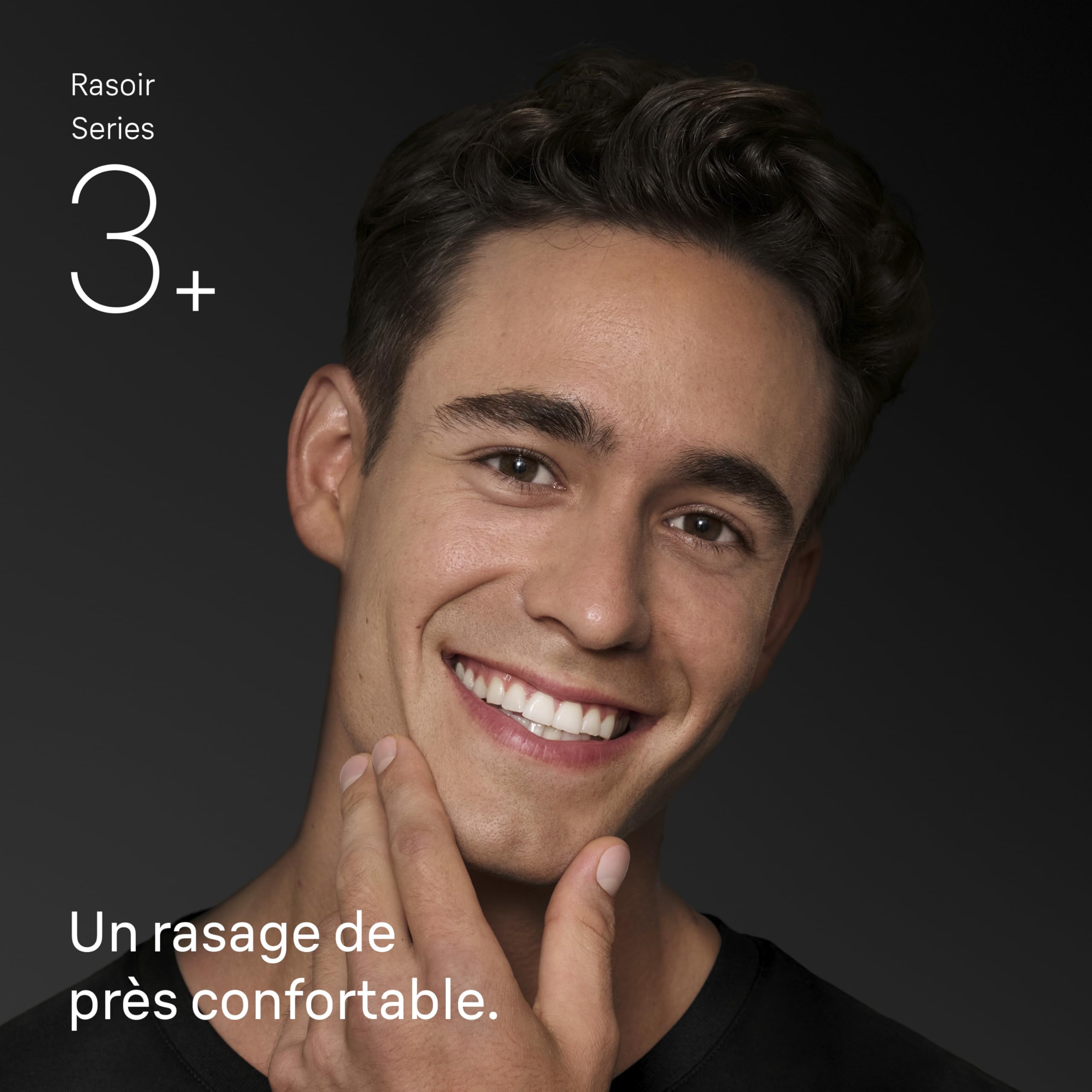 Braun Tête de Rasoir Electrique Homme Series 3+ 32B Noire – Pièce Originale de Remplacement pour Rasage de Près, 2 Lames à Grille, Tondeuse Centrale, Elément de Rechange pour Raser la Barbe