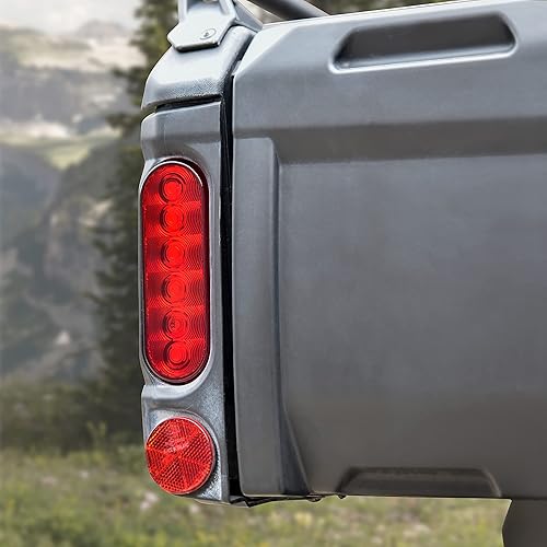 Miniatura 3 de SAUTVS 1 luz trasera LED roja UTV para Can Am Defender, montaje de luz trasera roja para Can-Am Defender/MAX HD5 HD7 HD8 HD9 HD10 2016-2025