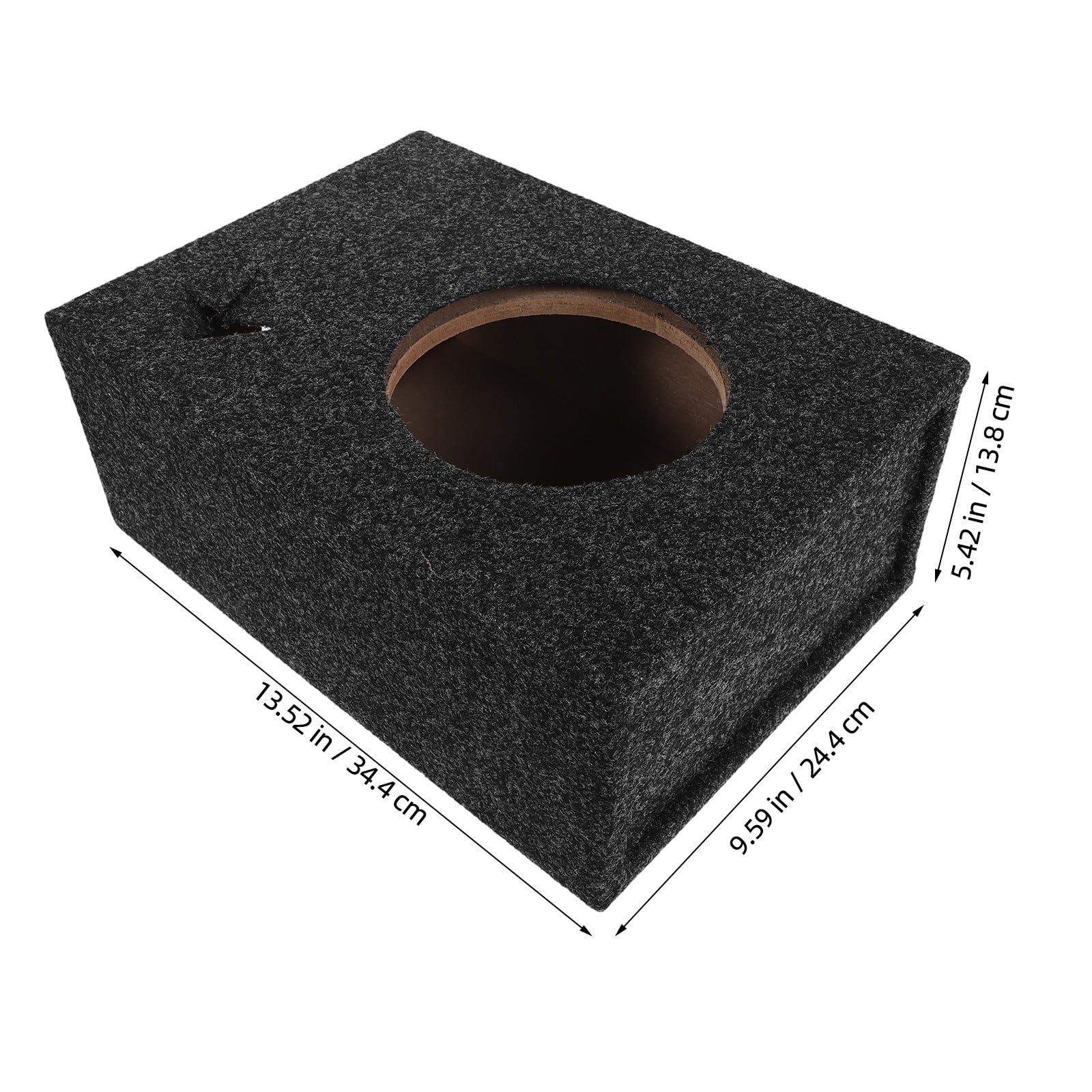 Artibetter Caisson de Basses Carré Ultra Fin 6,5 Pouces pour Audio Voiture