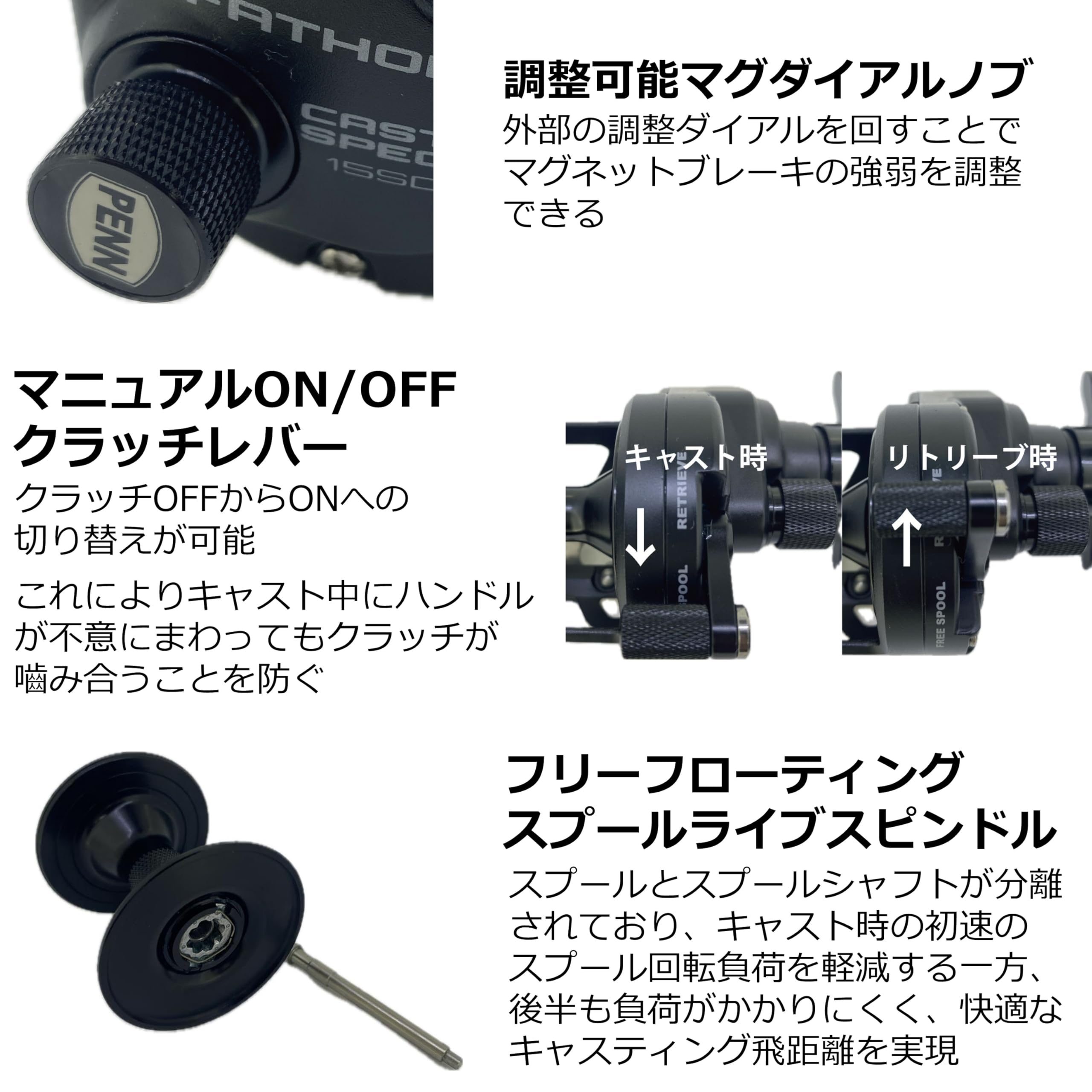 Amazon.co.jp: PENN(ペン): FATHOM II(ファゾム2)