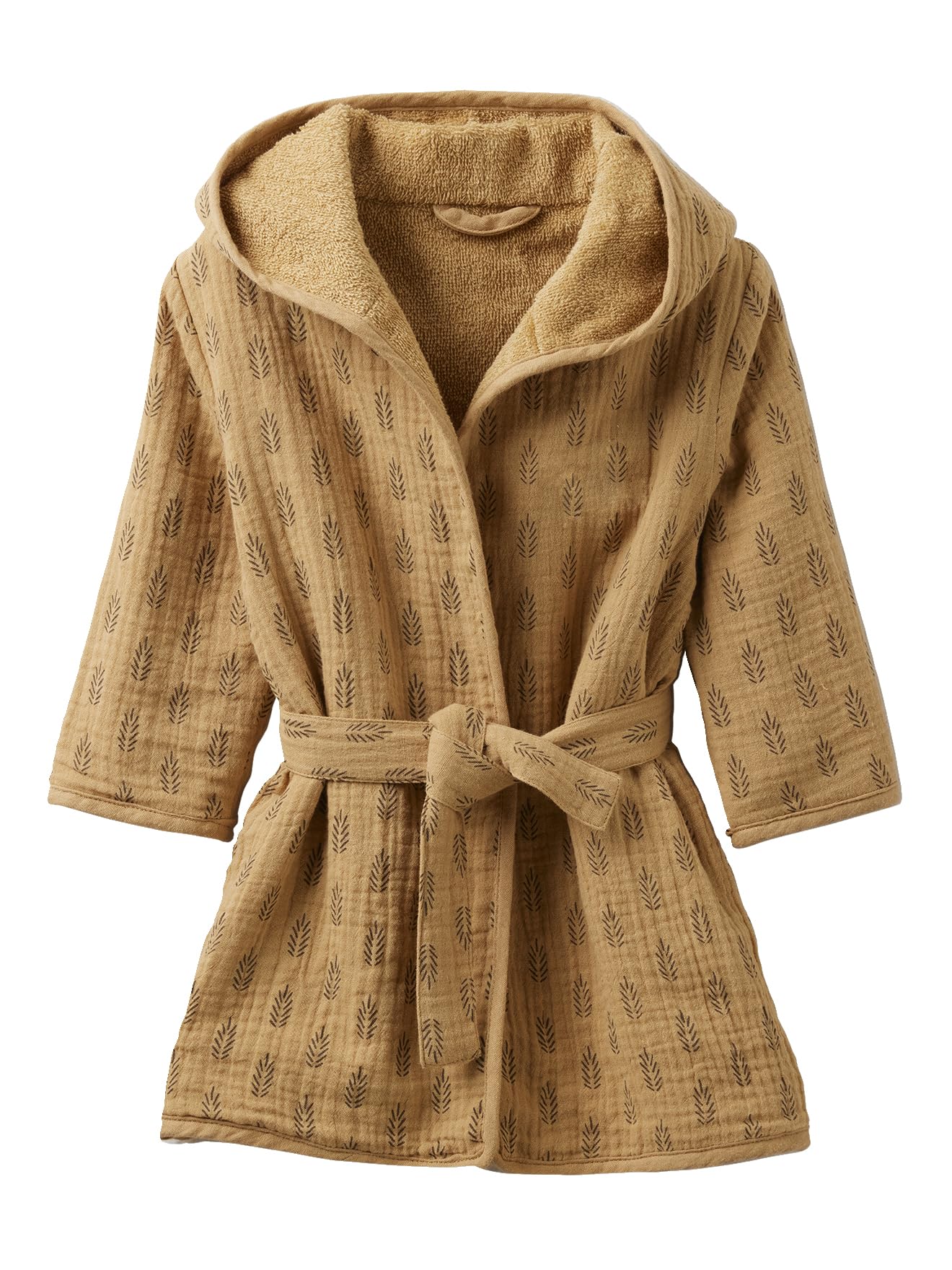 Vertbaudet Baby Bademantel aus Musselin ETHNIC
