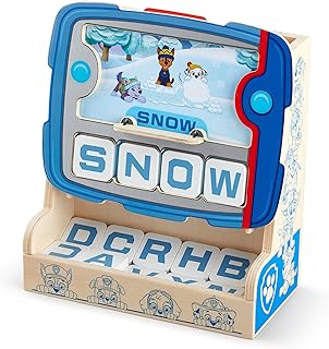 Melissa & Doug PAW Patrol Wooden See & Spell Pup Pad Game - PAW Patrol Spelling Activity, PAW Patrol Toys, Word Games For Kids Ages 4+ - FSC-Certified Materials