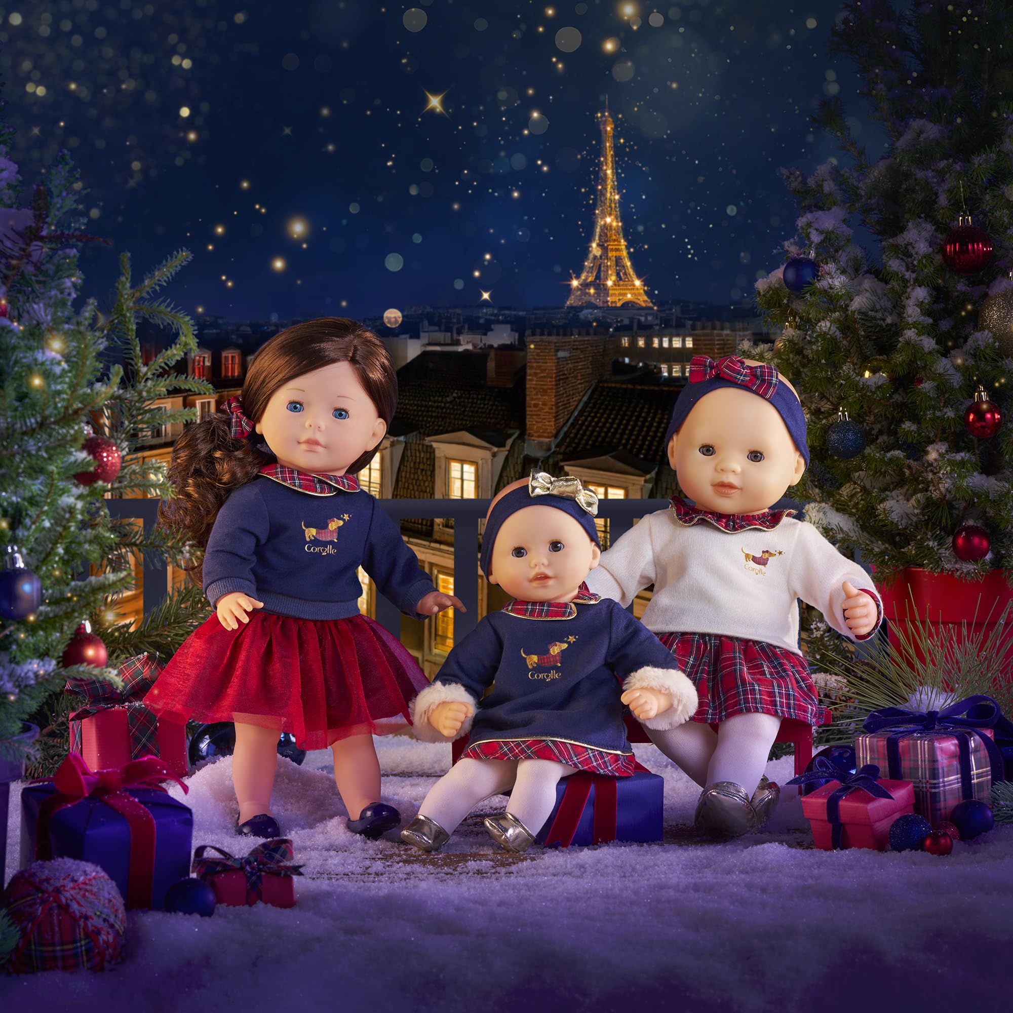 Corolle - Mon Grand Poupon, Suzanne, en Fêtes, 36cm, dès 2 Ans, 9000130500