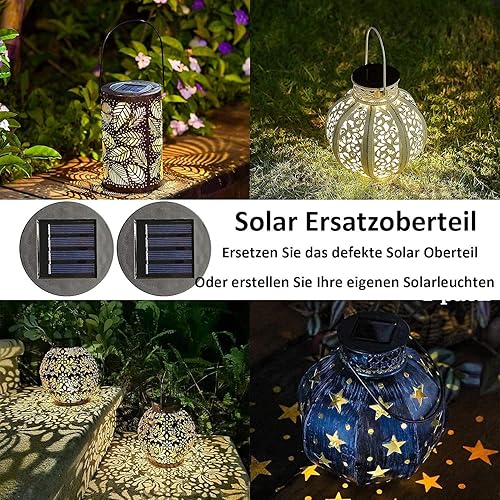 Miniatura 9 de Piezas de repuesto para luces solares, linternas solares impermeables, accesorios de repuesto para linternas al aire libre (3.15 pulgadas, 4