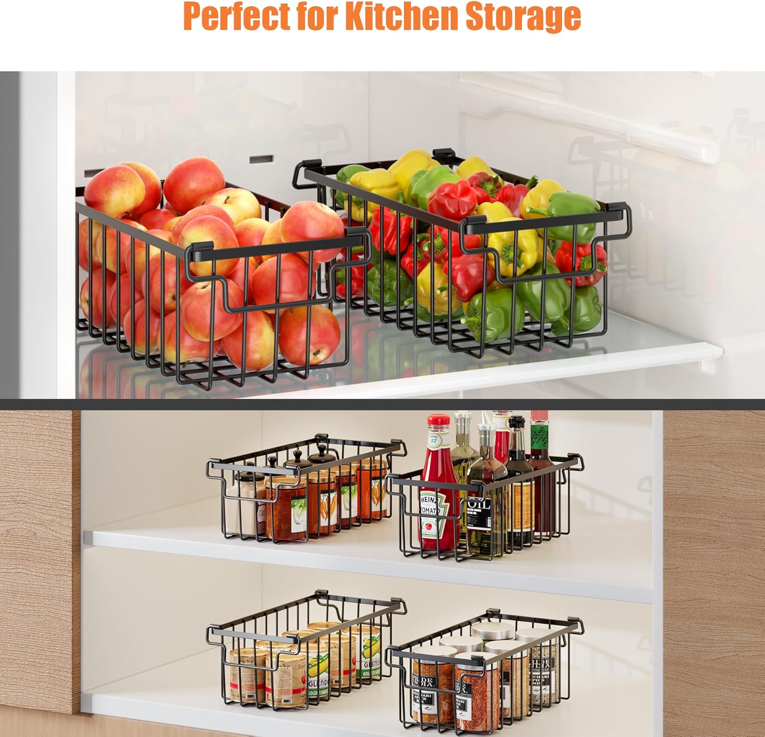 Versatile GuanQiao Freezer Bins for Organized Storage