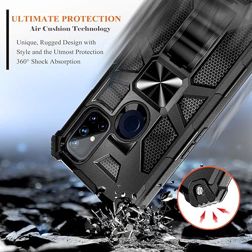 Miniatura 4 de NZND Funda para OnePlus Nord N10 5G con protector de pantalla de vidrio templado (cobertura máxima), protección de cuerpo completo a prueba de