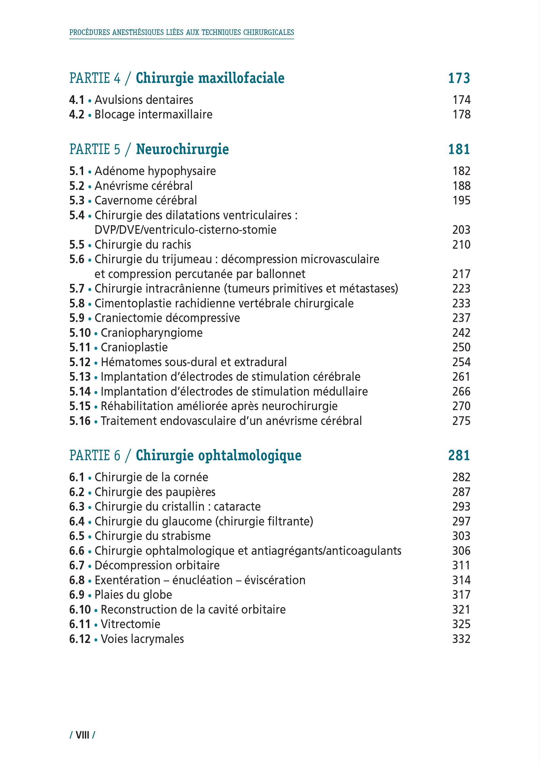Procédures anesthésiques liées aux techniques chirurgicales: Volume 1