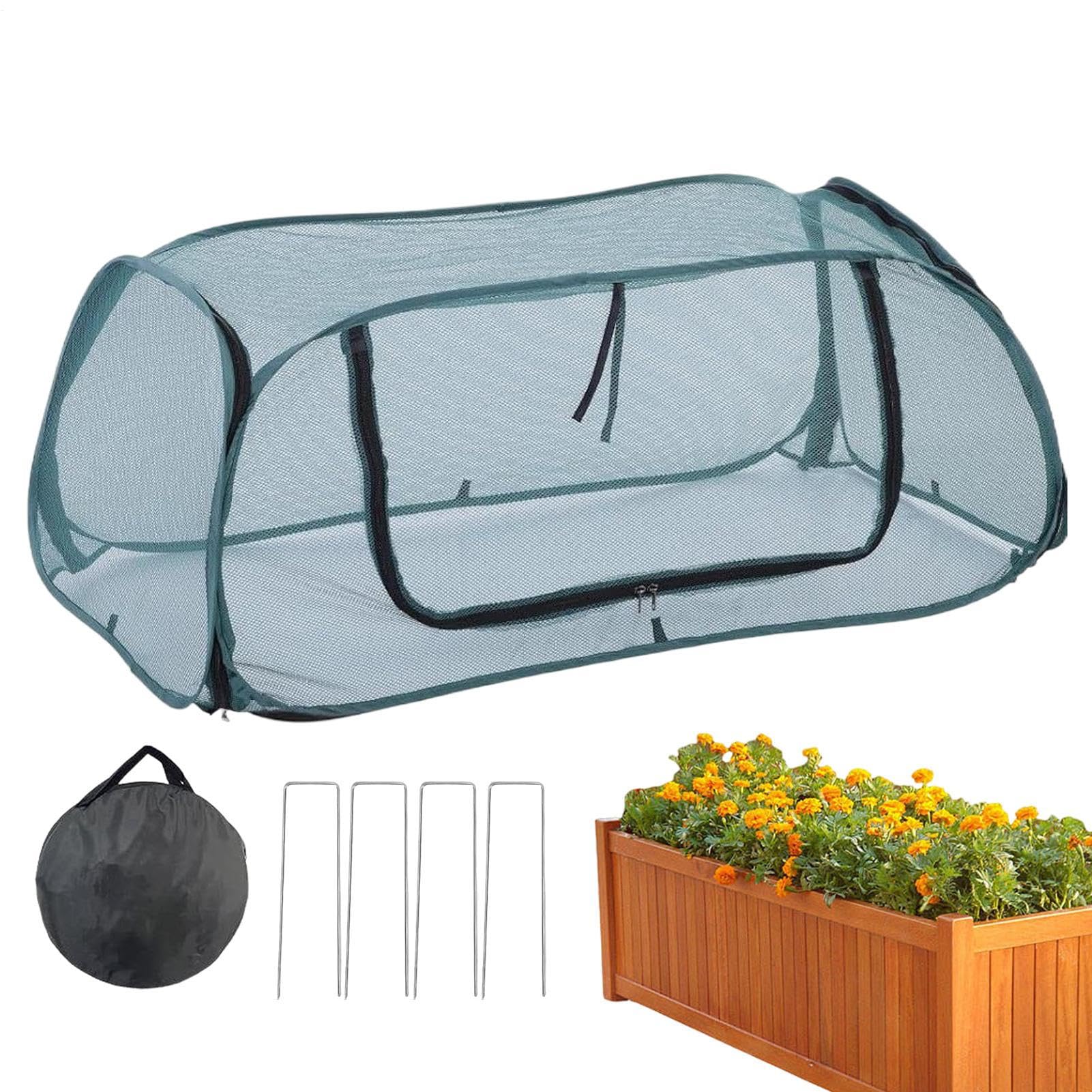 Couvres De Jardin pour Les Plates-Bandes Surélevées Filet Maillé Respirant
