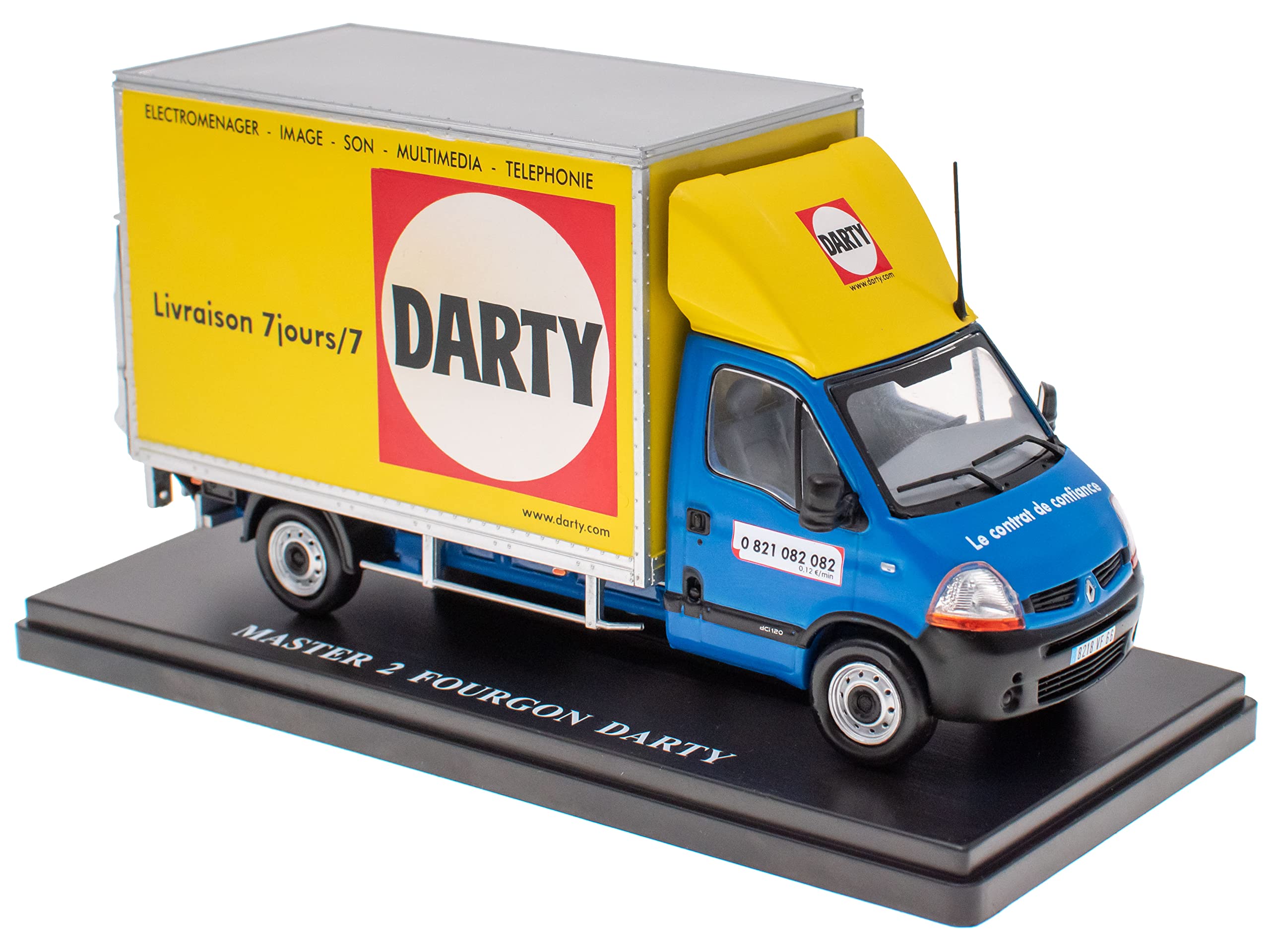 AQV19 Voiture 1/43 SALVAT Inolvidables 80/90 RENAULT Trafic 1986 tôlé blanc L1H1