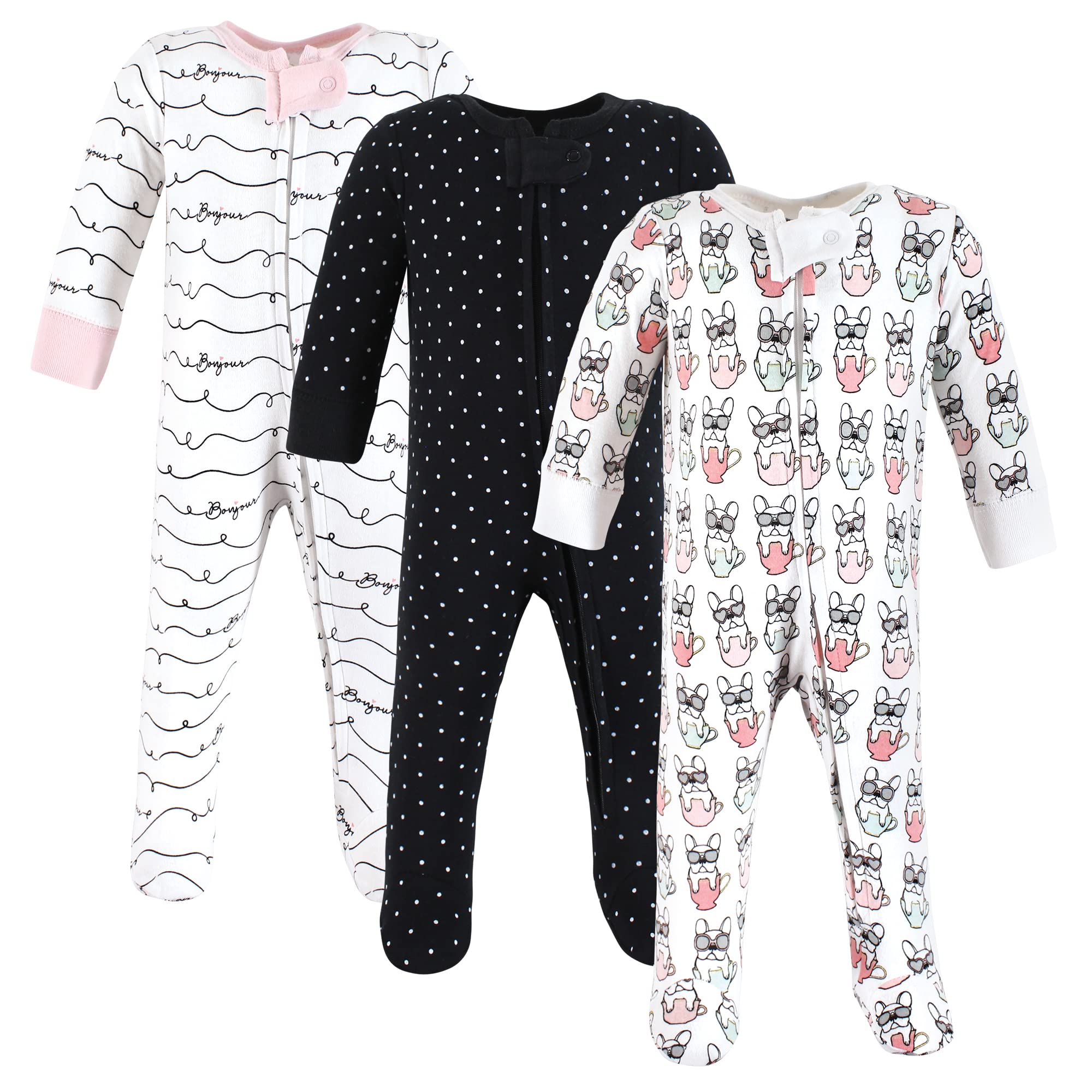 Hudson Baby Unisex Baby Cotton Sleep and Play