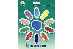 Girl Scouts Daisy Vest with Iron-on Daisy GS Learning Petals