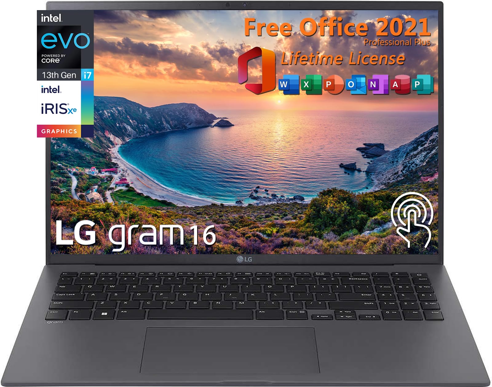 Buy LG Gram 16 Ultralight Touchscreen Business Laptop, with 