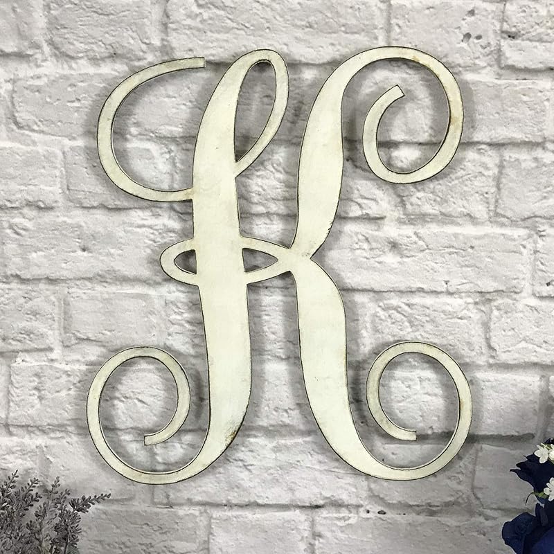 Letter K Metal Wall Art Home Decor Handmade Choose 8
