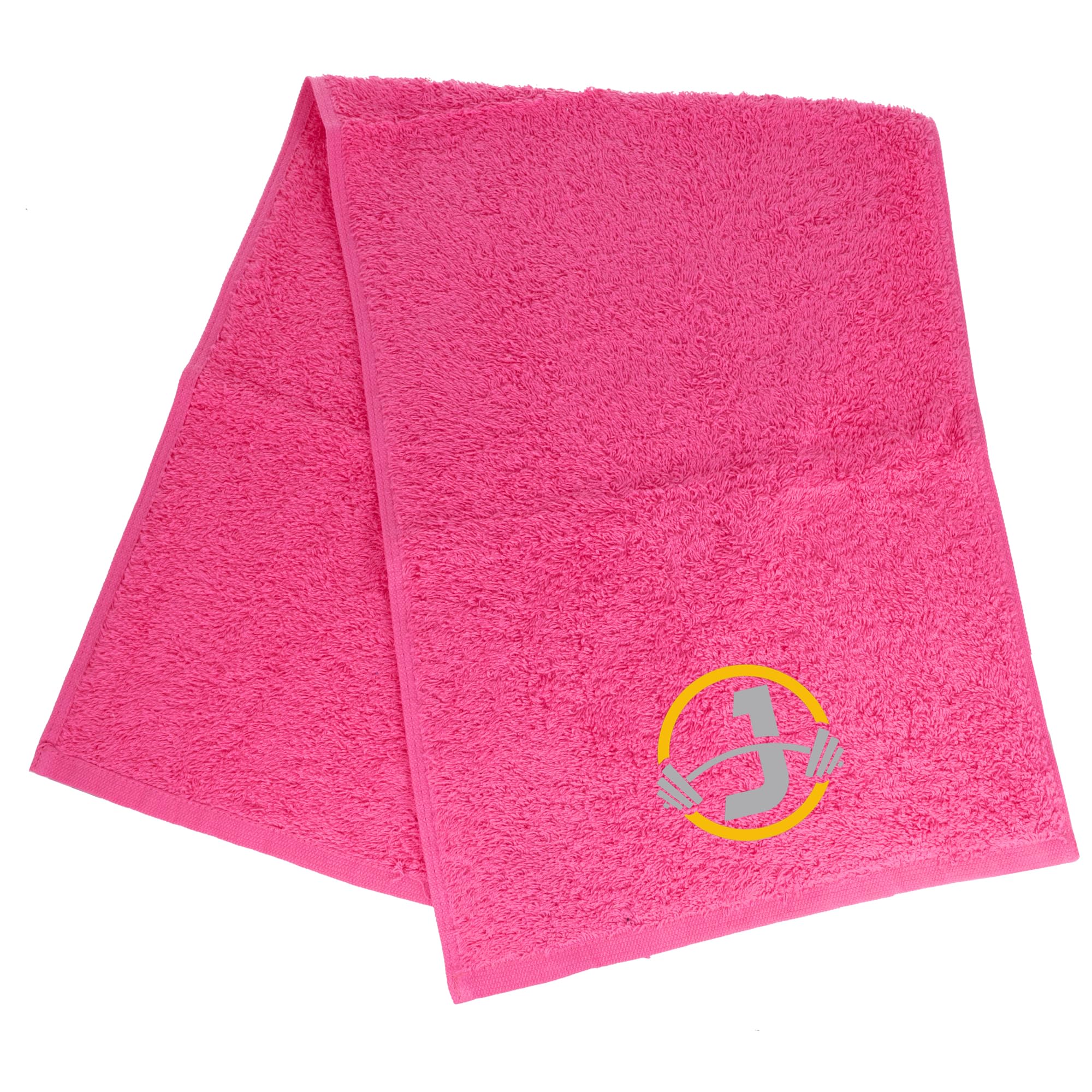 Always Looking Good Gym Towel with Monogrammed Embroidery Initial Gift for Men & Women, Training Accessory Gift, Gym Towel Present for Weight Lifting Birthday, Retirement, Christmas - Pink, J
