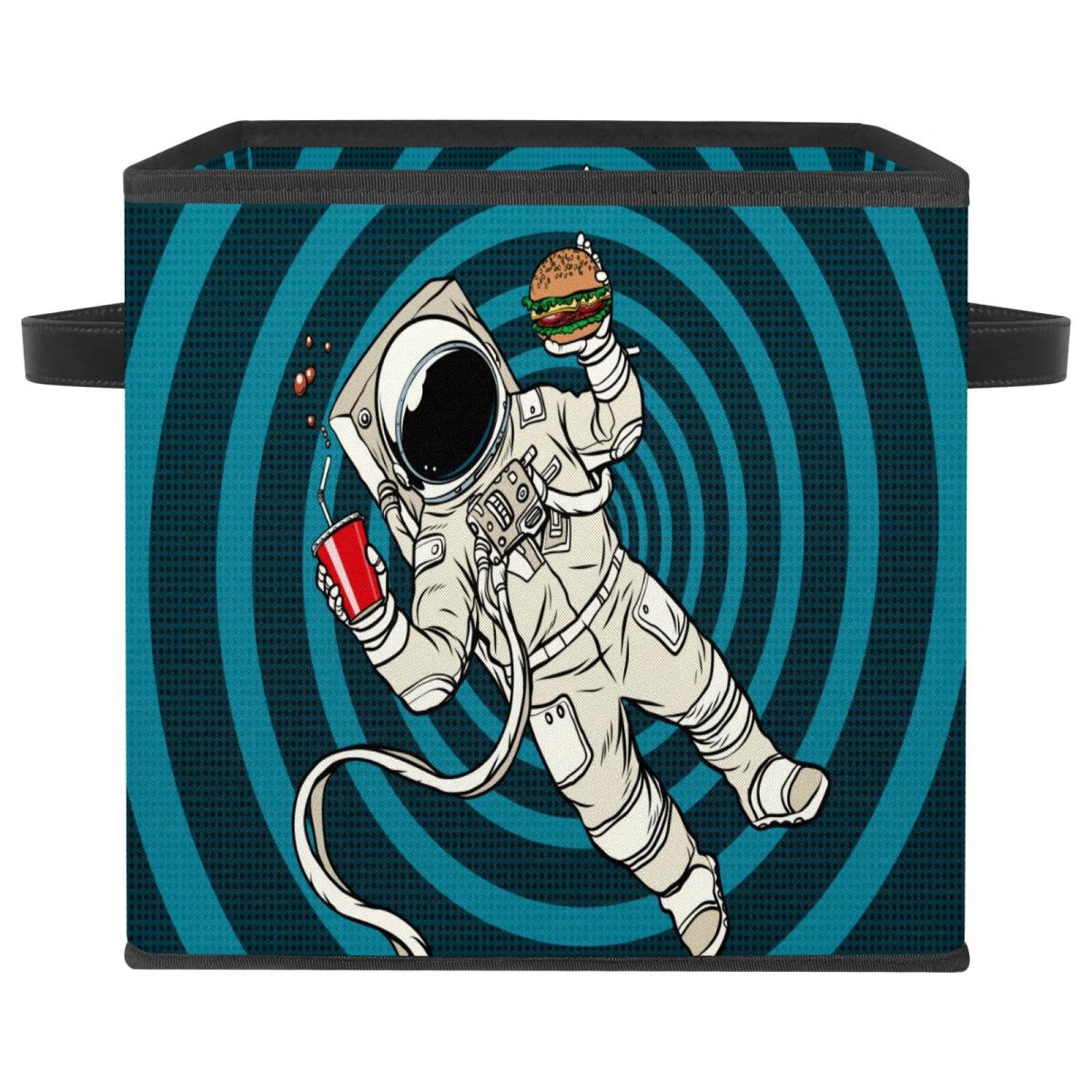 Organiseur en tissu astronaute pour chambre d'enfant idéal pour ranger les jouets et livres